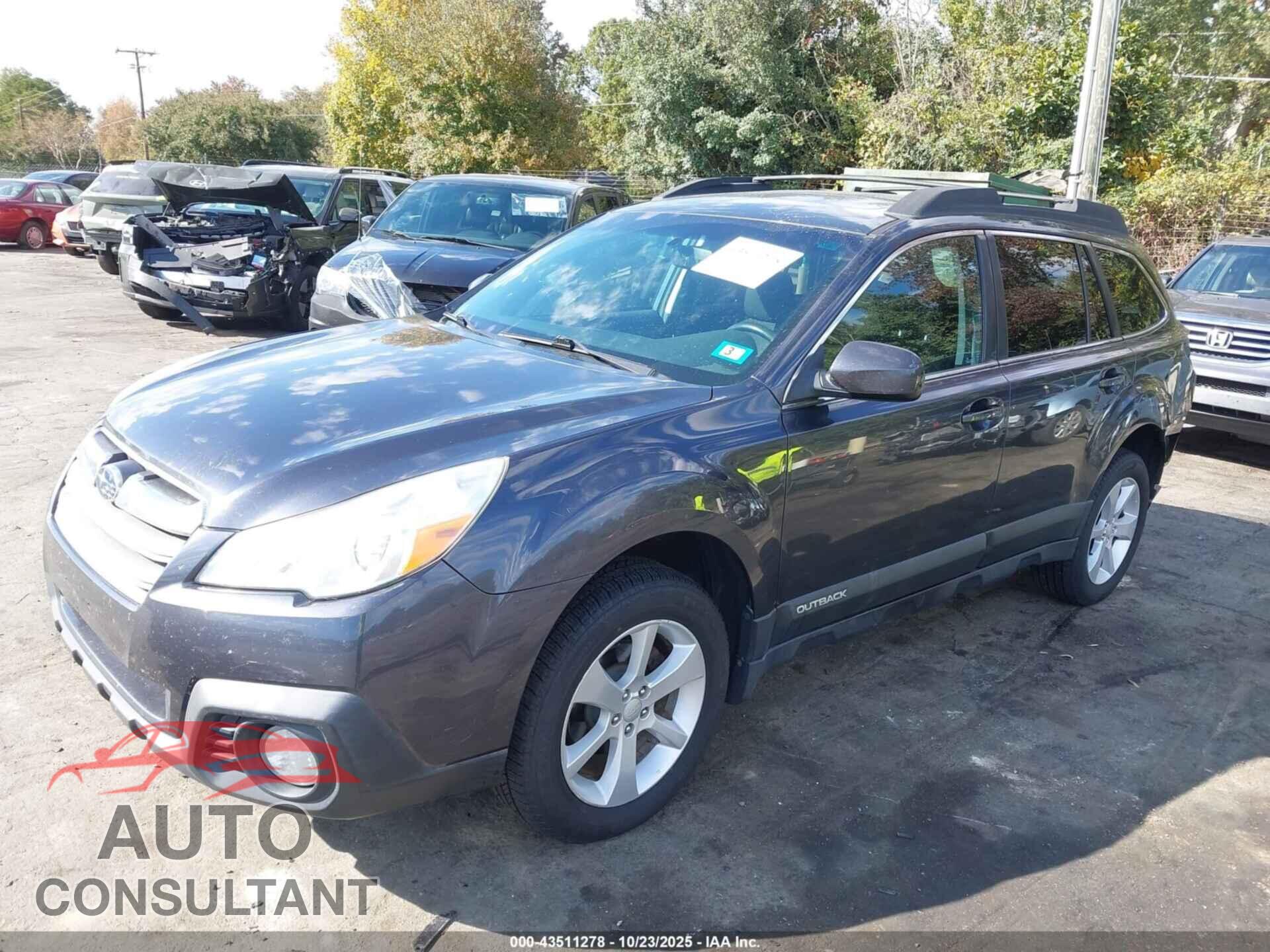 SUBARU OUTBACK 2013 - 4S4BRBGC8D3225728
