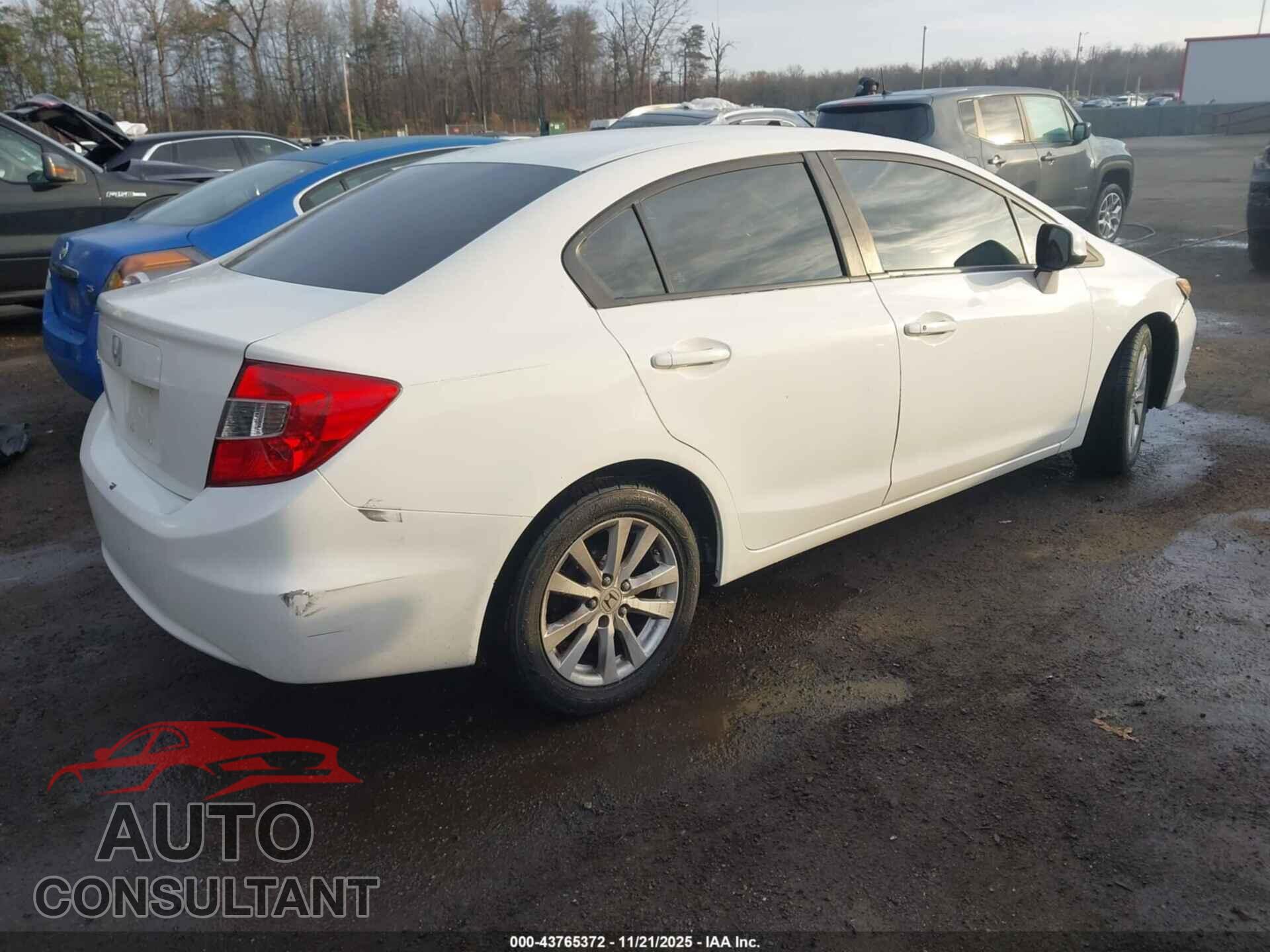 HONDA CIVIC 2012 - 2HGFB2F97CH554675