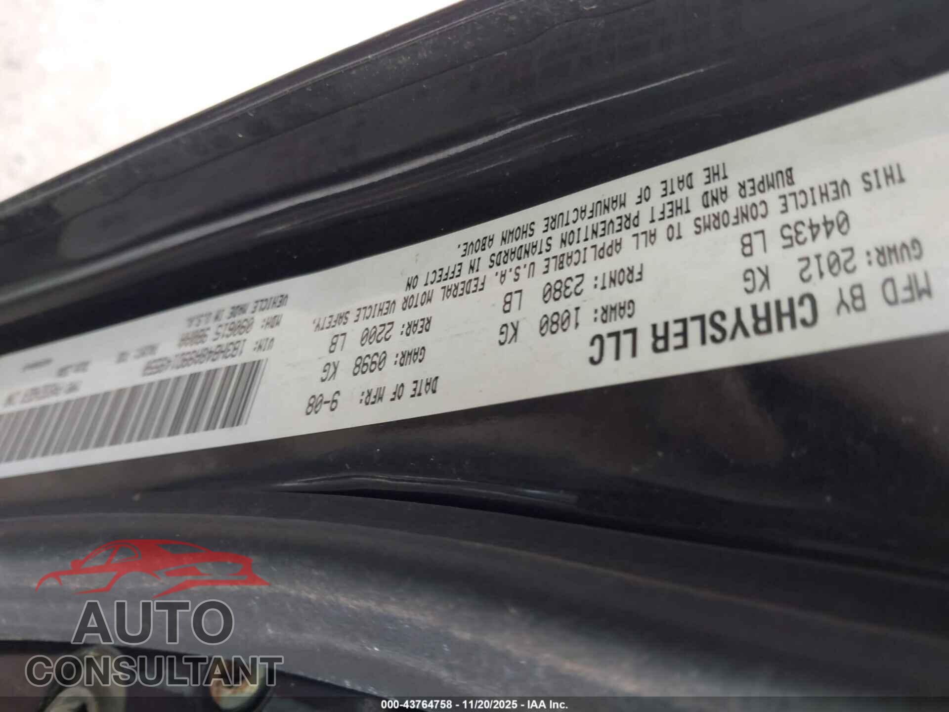 DODGE CALIBER 2009 - 1B3HB48A99D149550