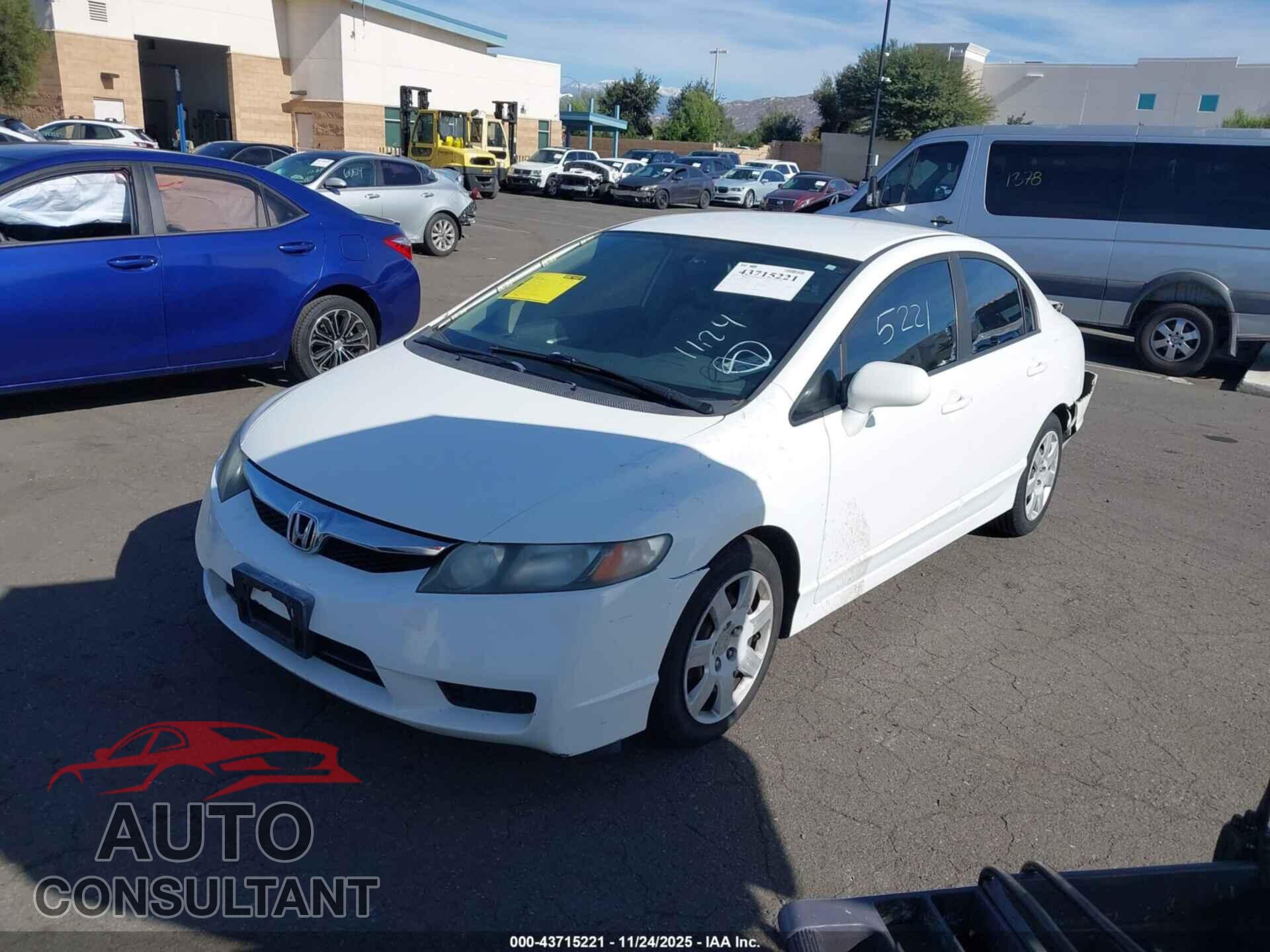 HONDA CIVIC 2010 - 19XFA1F56AE079277
