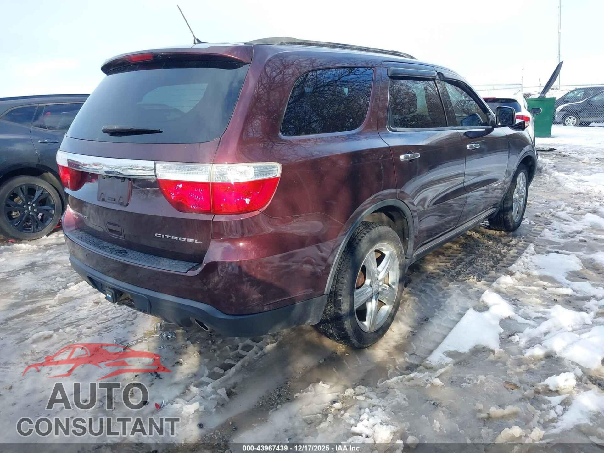 DODGE DURANGO 2012 - 1C4RDJEG5CC336544