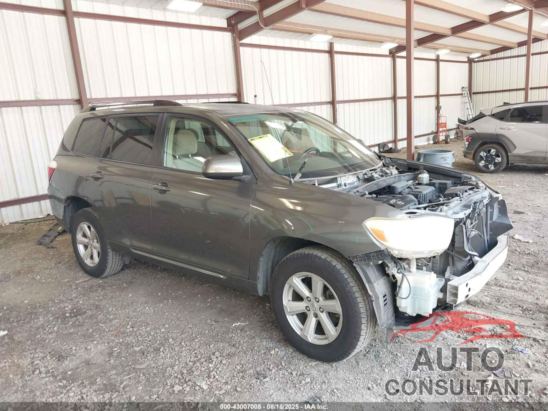 TOYOTA HIGHLANDER 2009 - JTEDA41A592005737