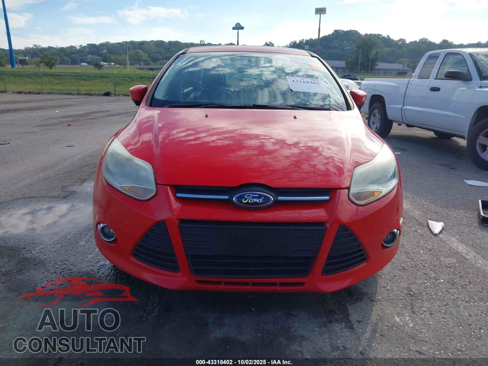 FORD FOCUS 2013 - 1FADP3F2XDL336921