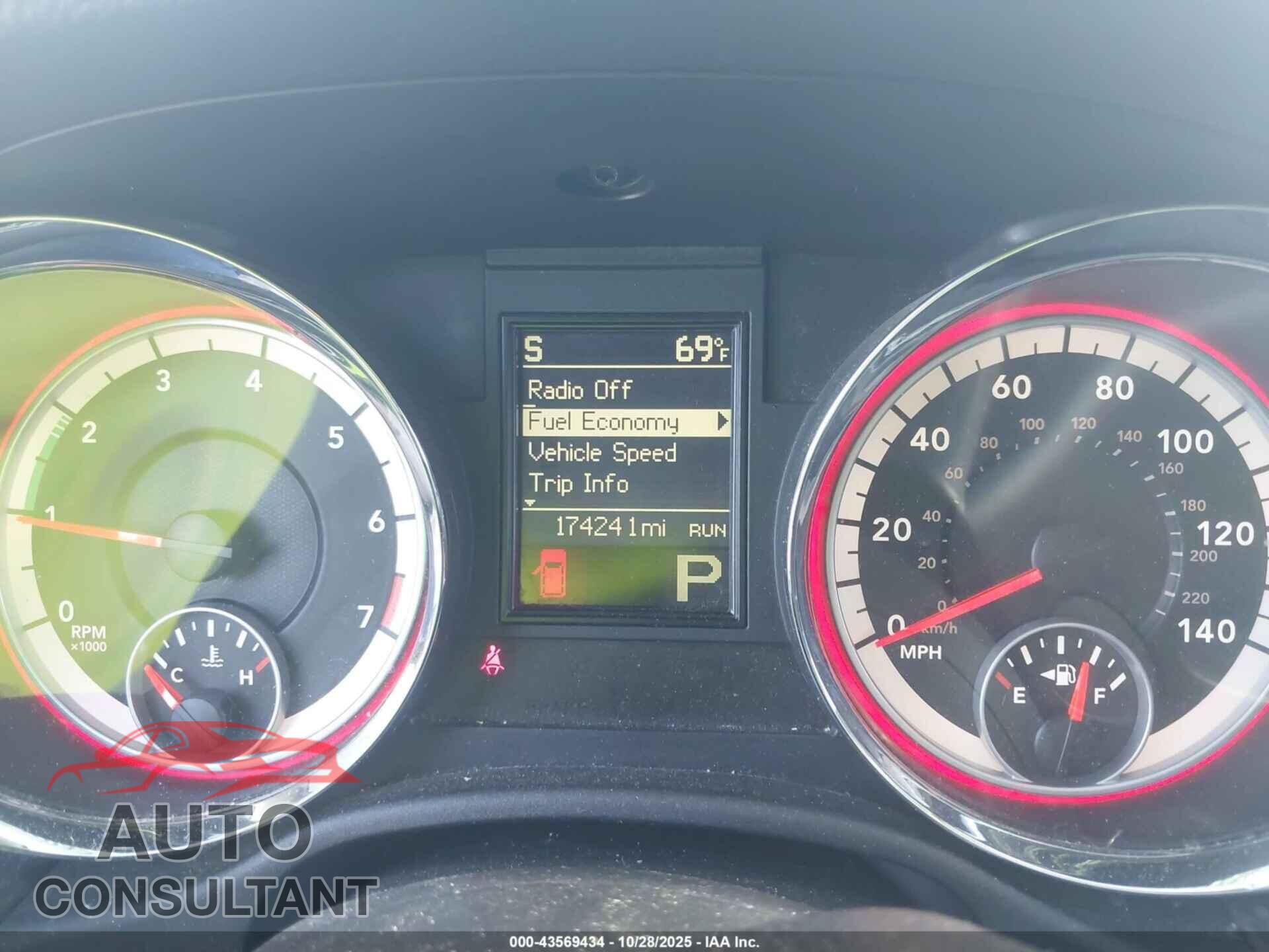 DODGE DURANGO 2013 - 1C4RDHAG2DC637398