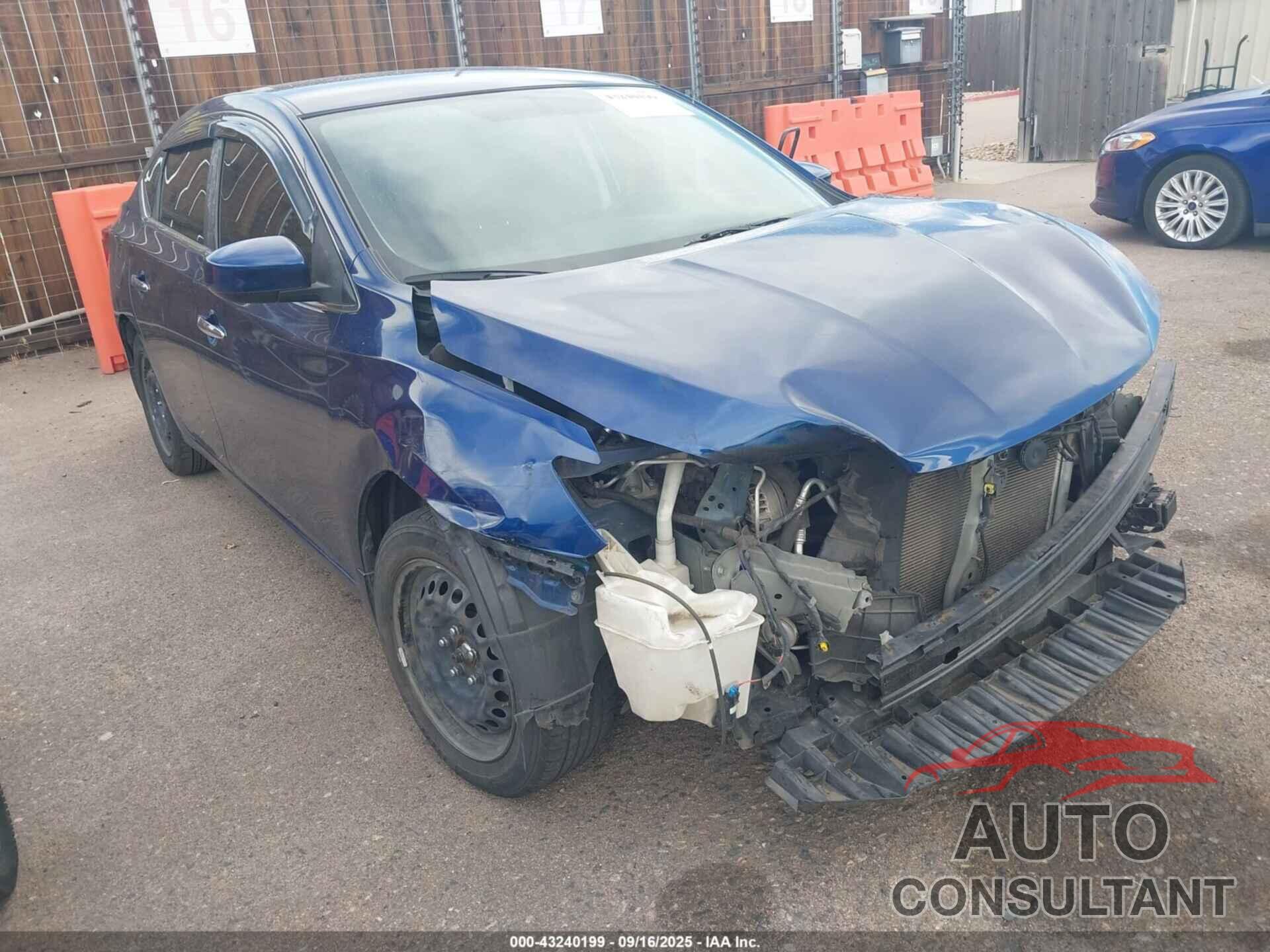 NISSAN SENTRA 2019 - 3N1AB7AP1KY418761