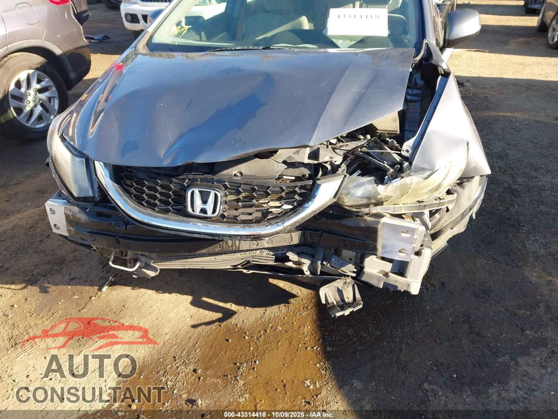 HONDA CIVIC 2013 - 19XFB2F89DE265851