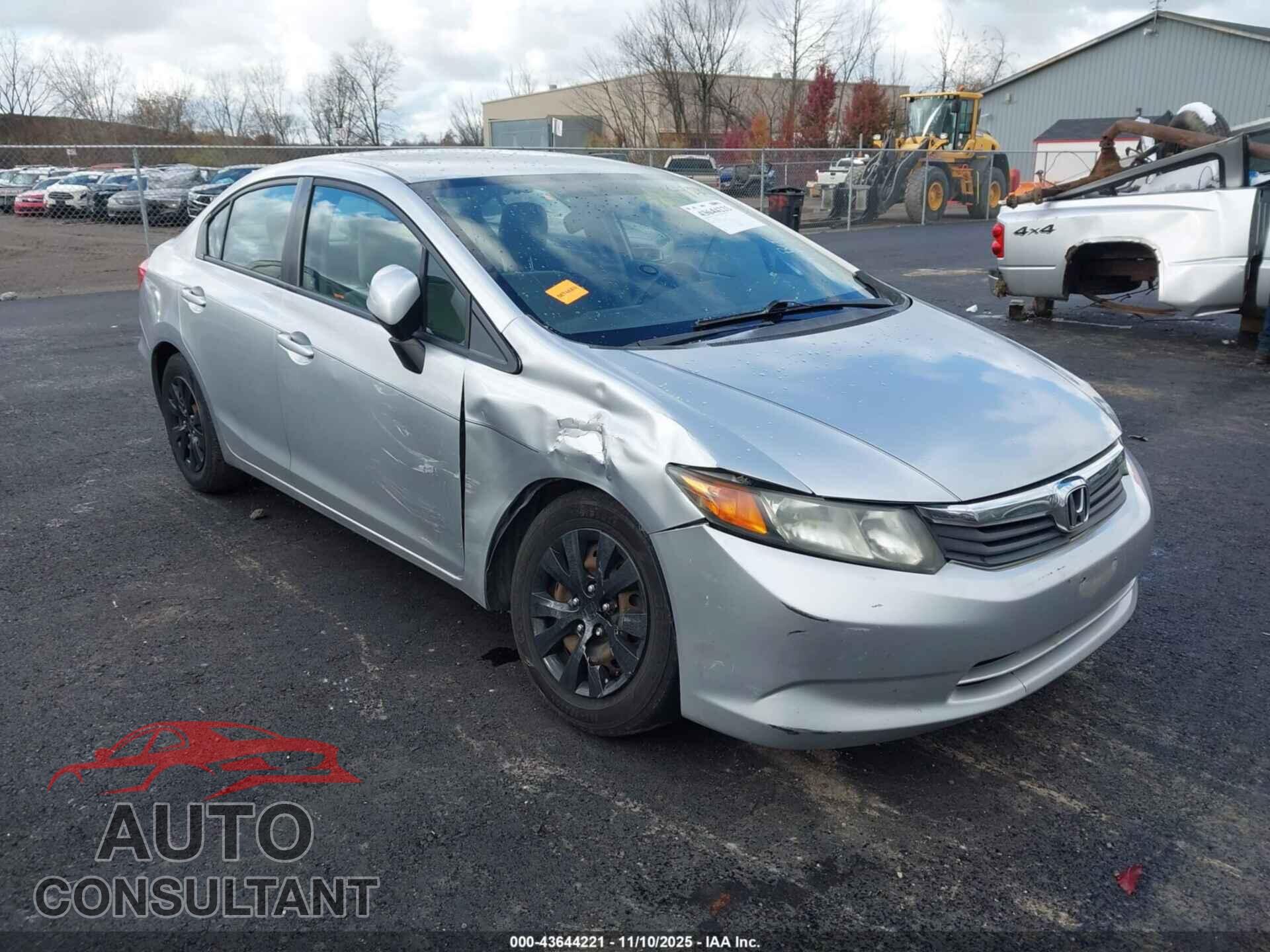 HONDA CIVIC 2012 - 2HGFB2F54CH500859