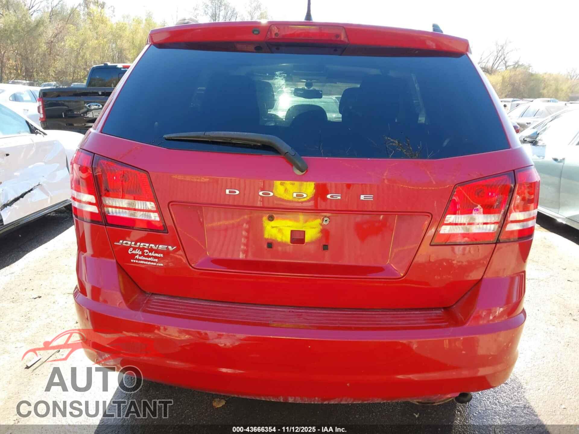 DODGE JOURNEY 2017 - 3C4PDCAB9HT707021