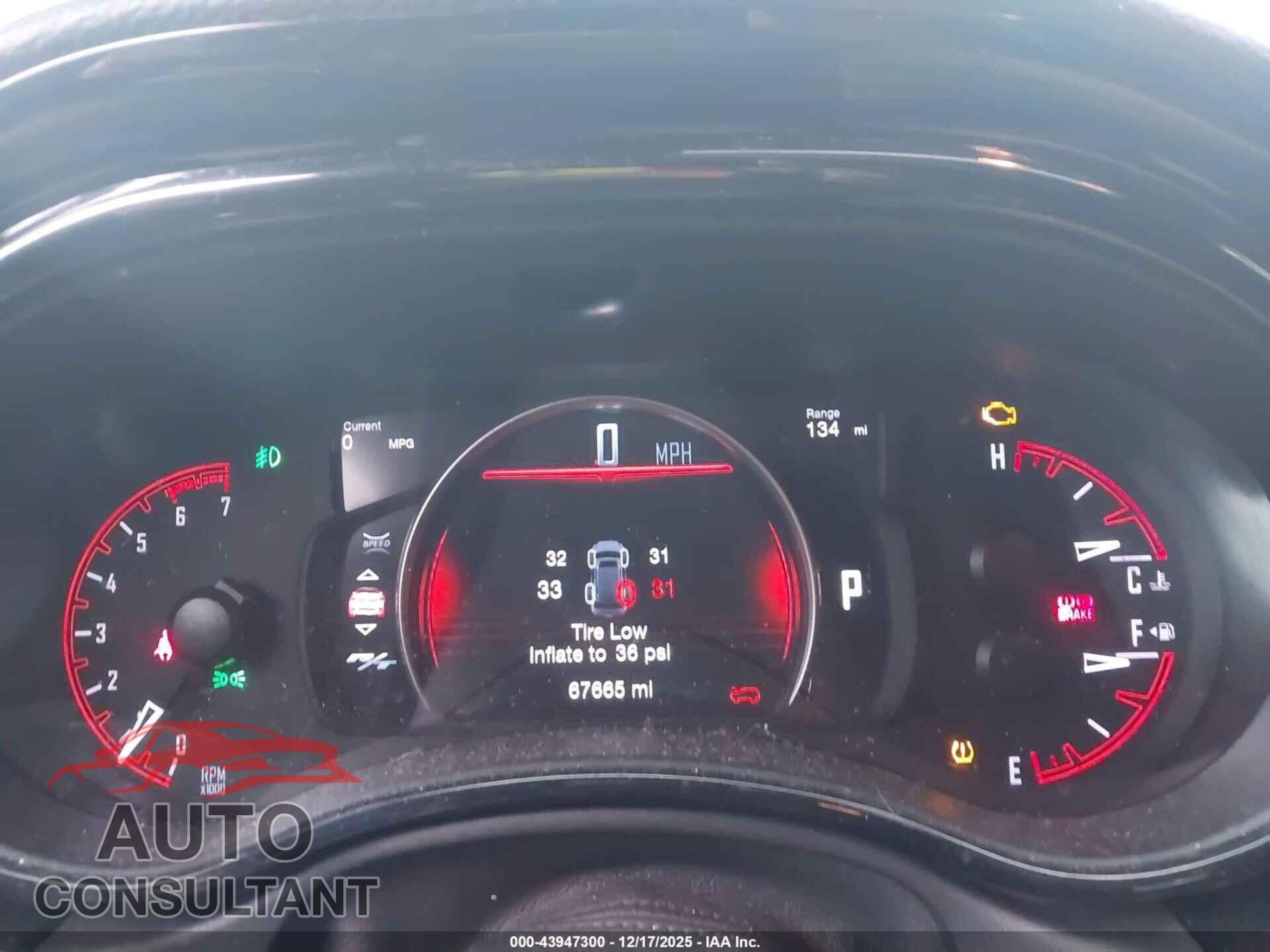 DODGE DURANGO 2021 - 1C4SDJCT3MC520352