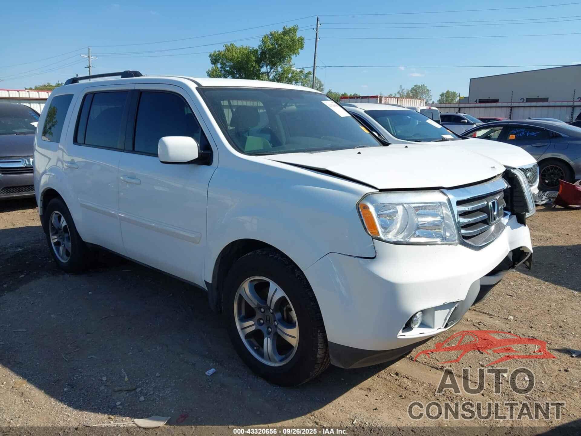 HONDA PILOT 2015 - 5FNYF4H34FB028014