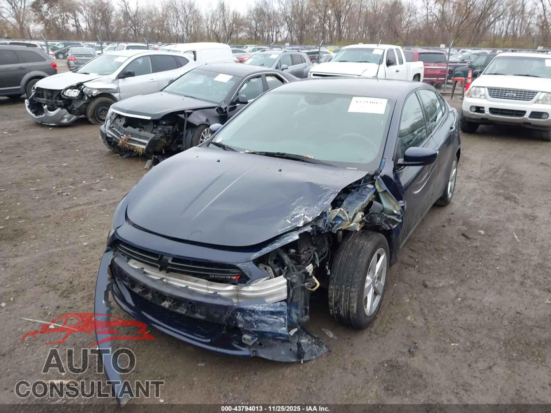 DODGE DART 2016 - 1C3CDFBB5GD554998