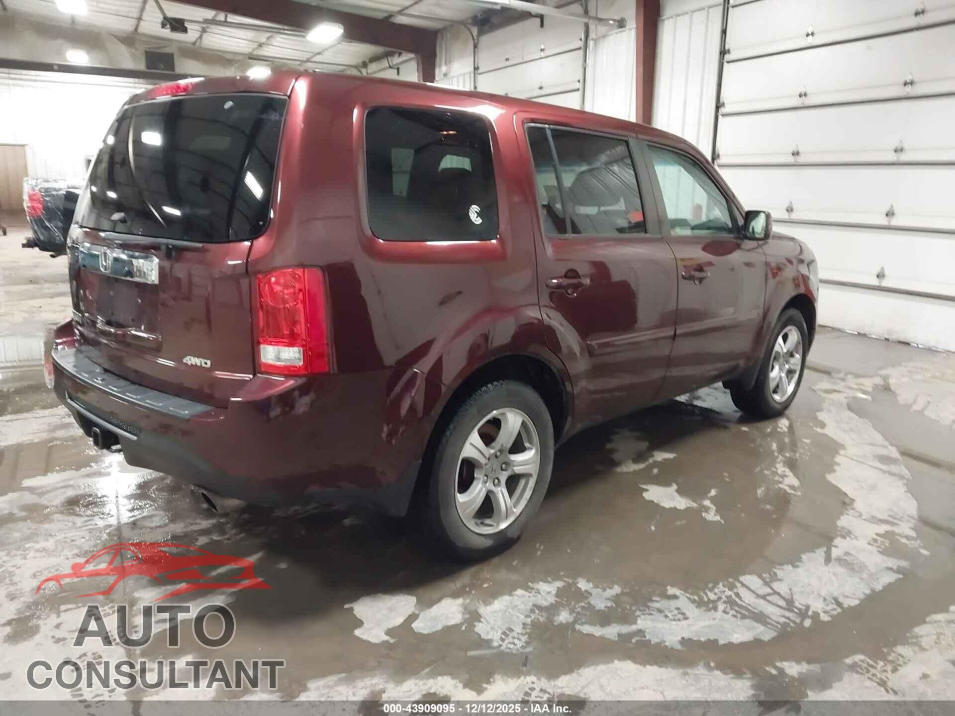 HONDA PILOT 2012 - 5FNYF4H59CB048885