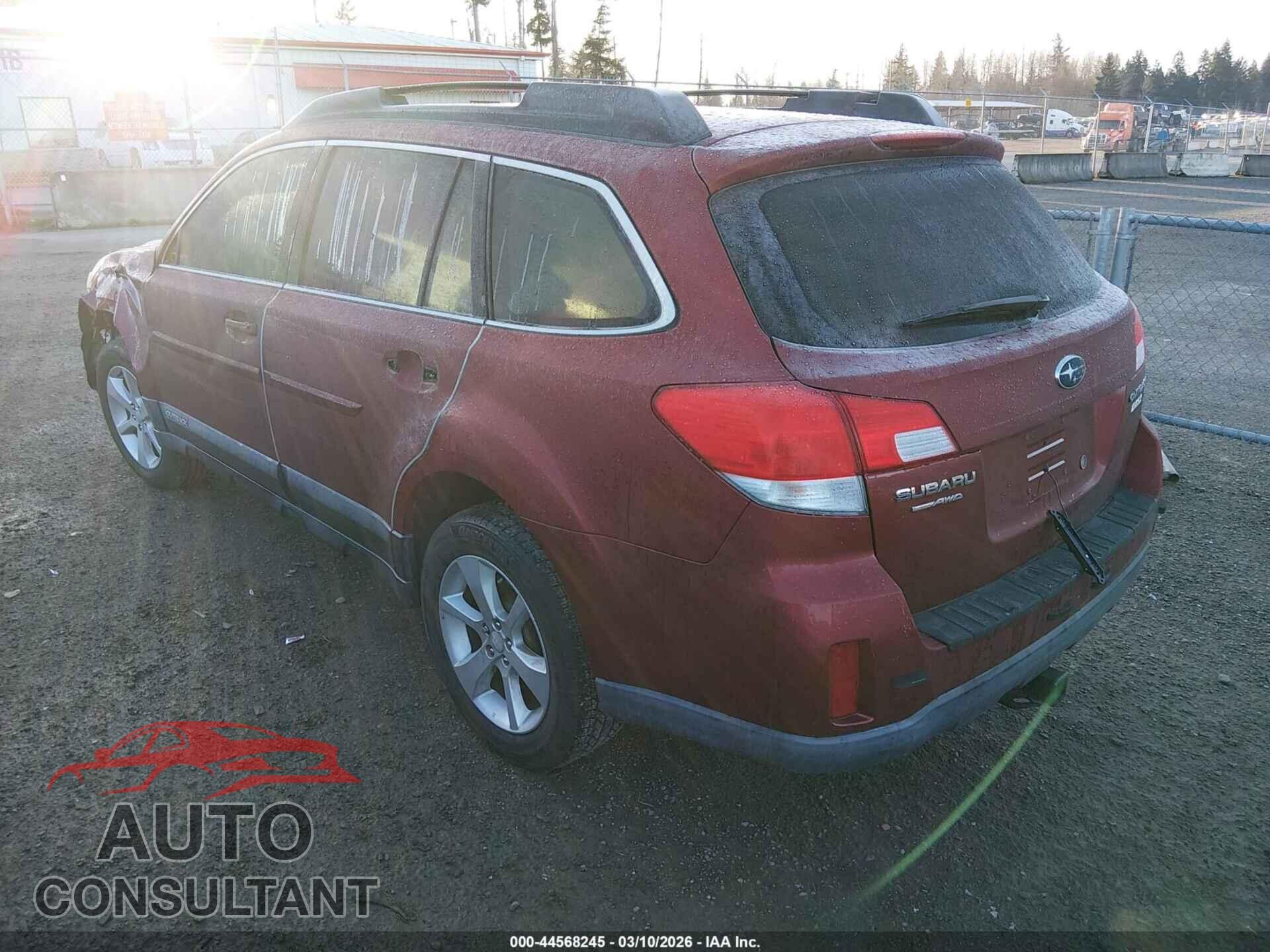 SUBARU OUTBACK 2013 - 4S4BRCCCXD3241490