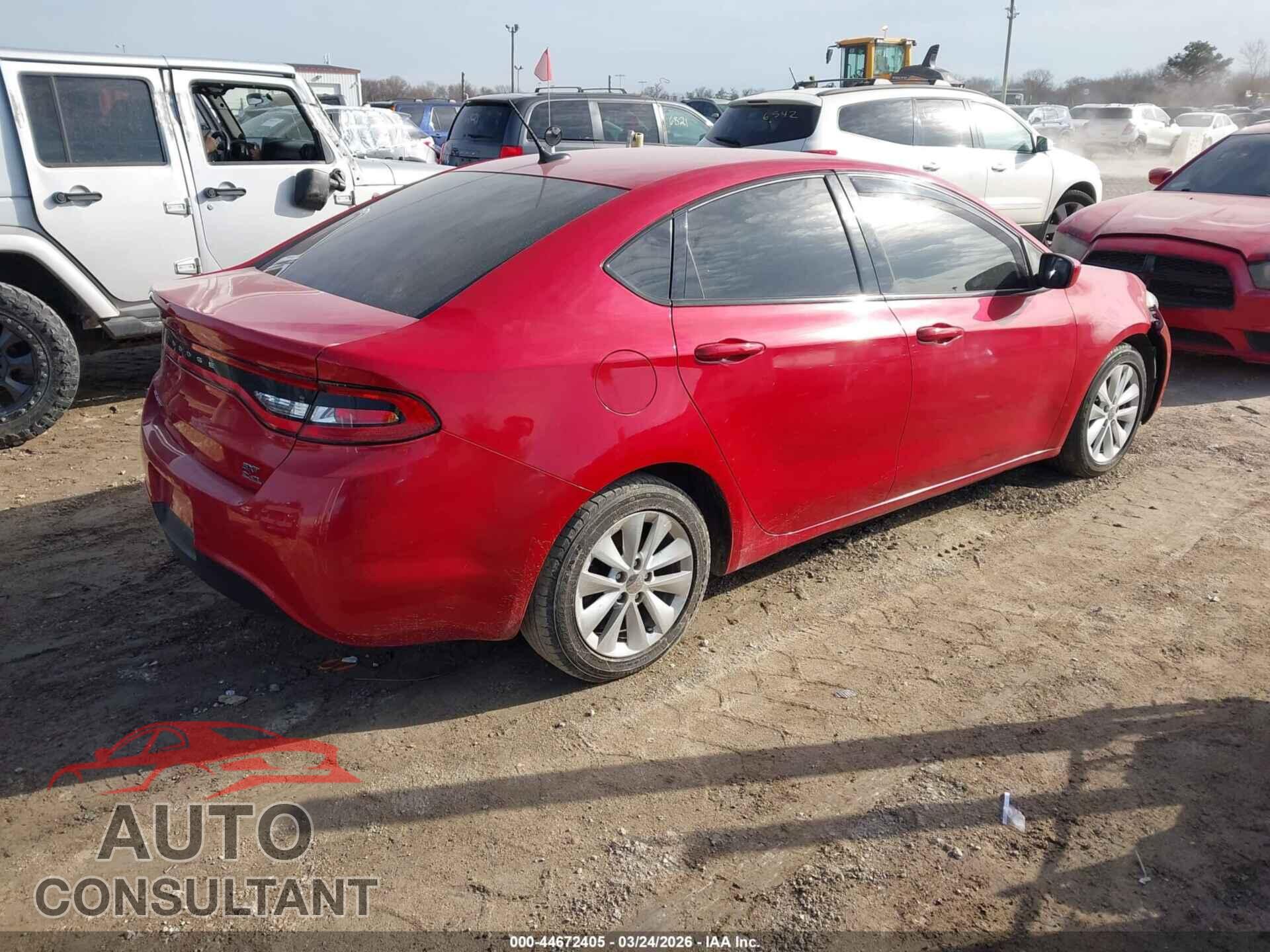 DODGE DART 2014 - 1C3CDFBB1ED668848