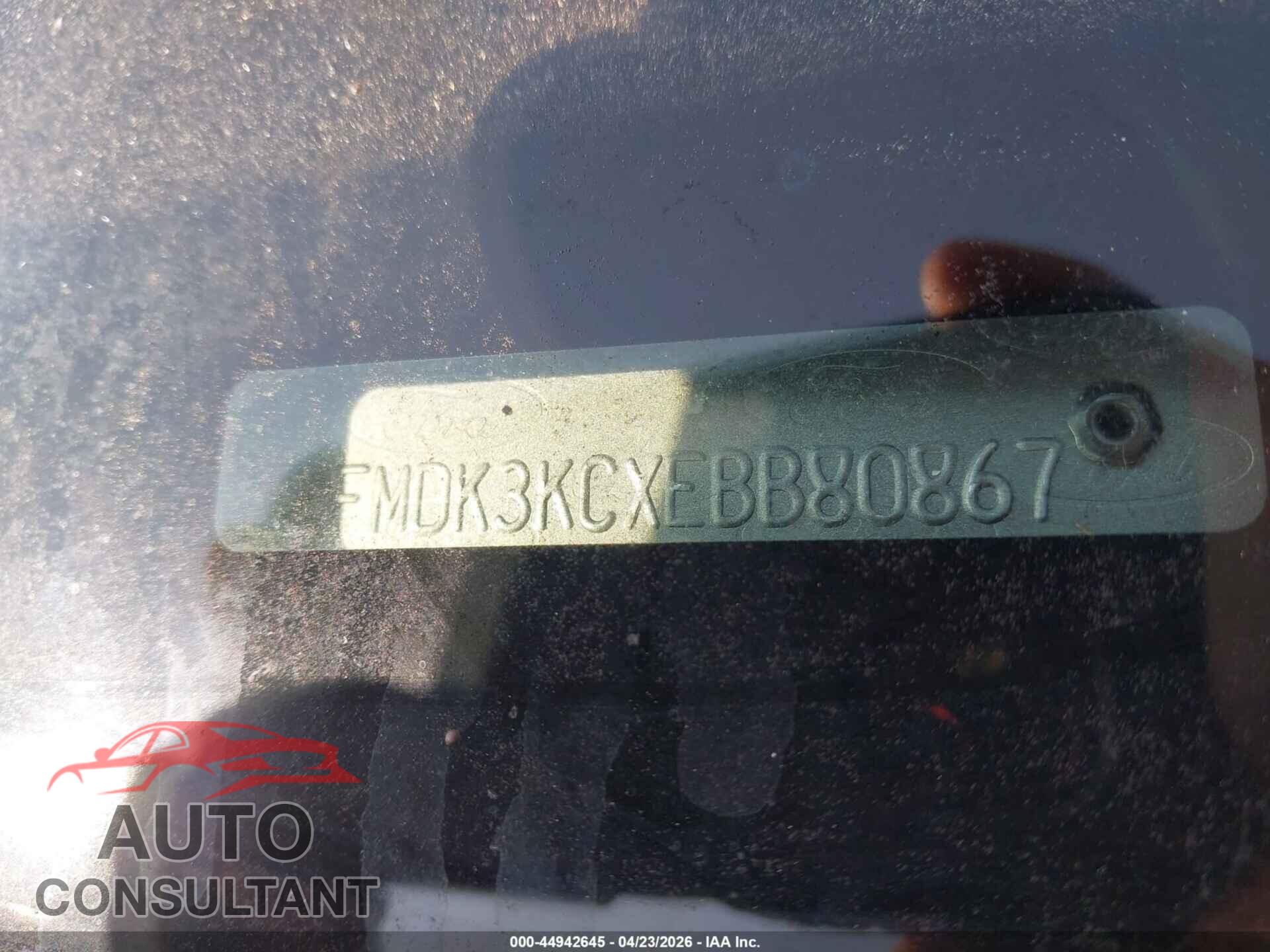 FORD EDGE 2014 - 2FMDK3KCXEBB80867