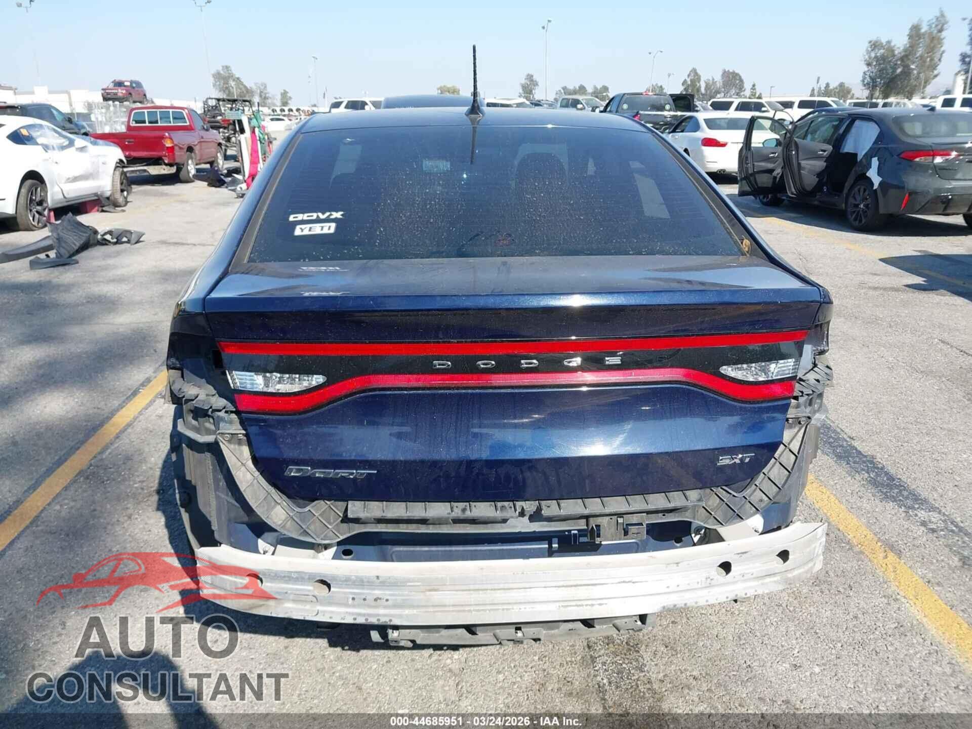 DODGE DART 2015 - 1C3CDFBB3FD403575