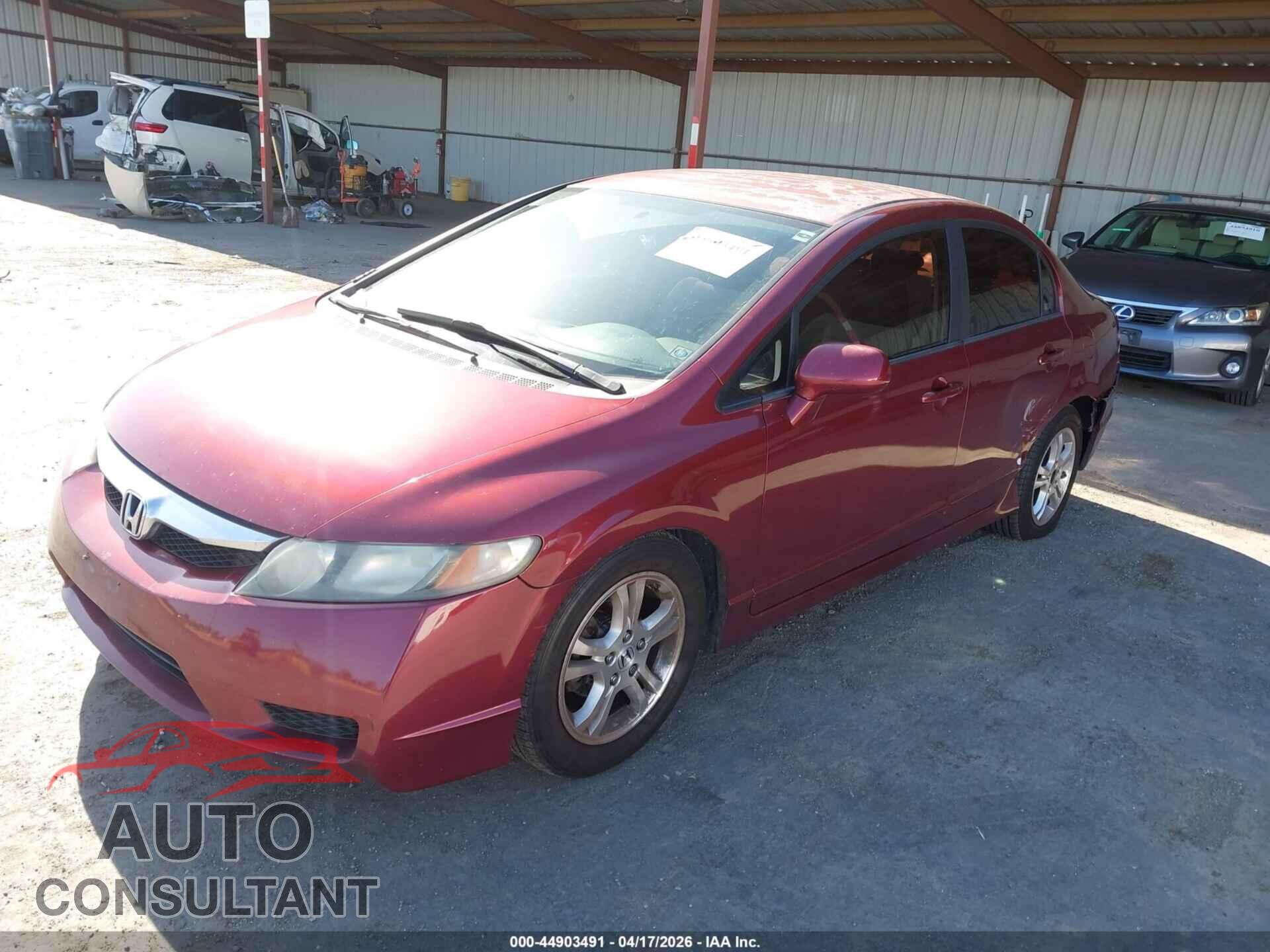 HONDA CIVIC 2009 - 19XFA16599E038556
