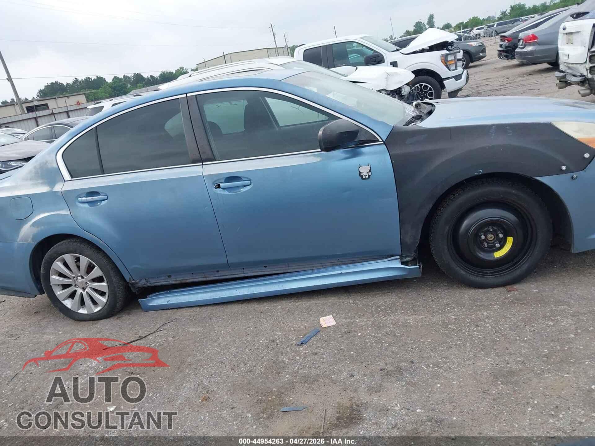 SUBARU LEGACY 2010 - 4S3BMEH66A2232563
