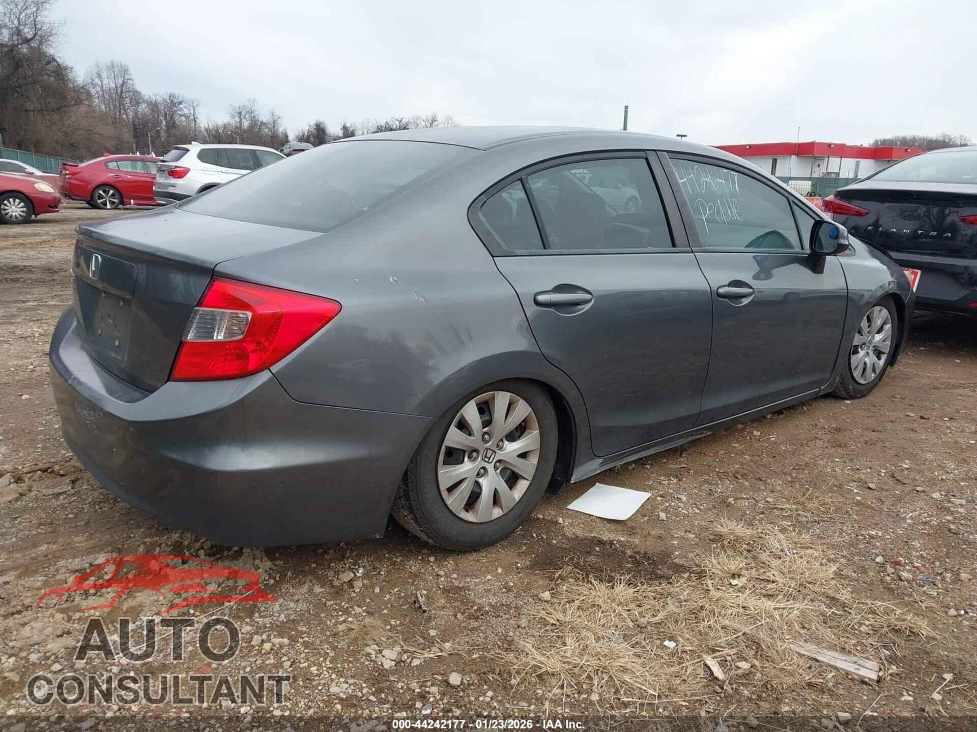 HONDA CIVIC 2012 - 2HGFB2F54CH330535