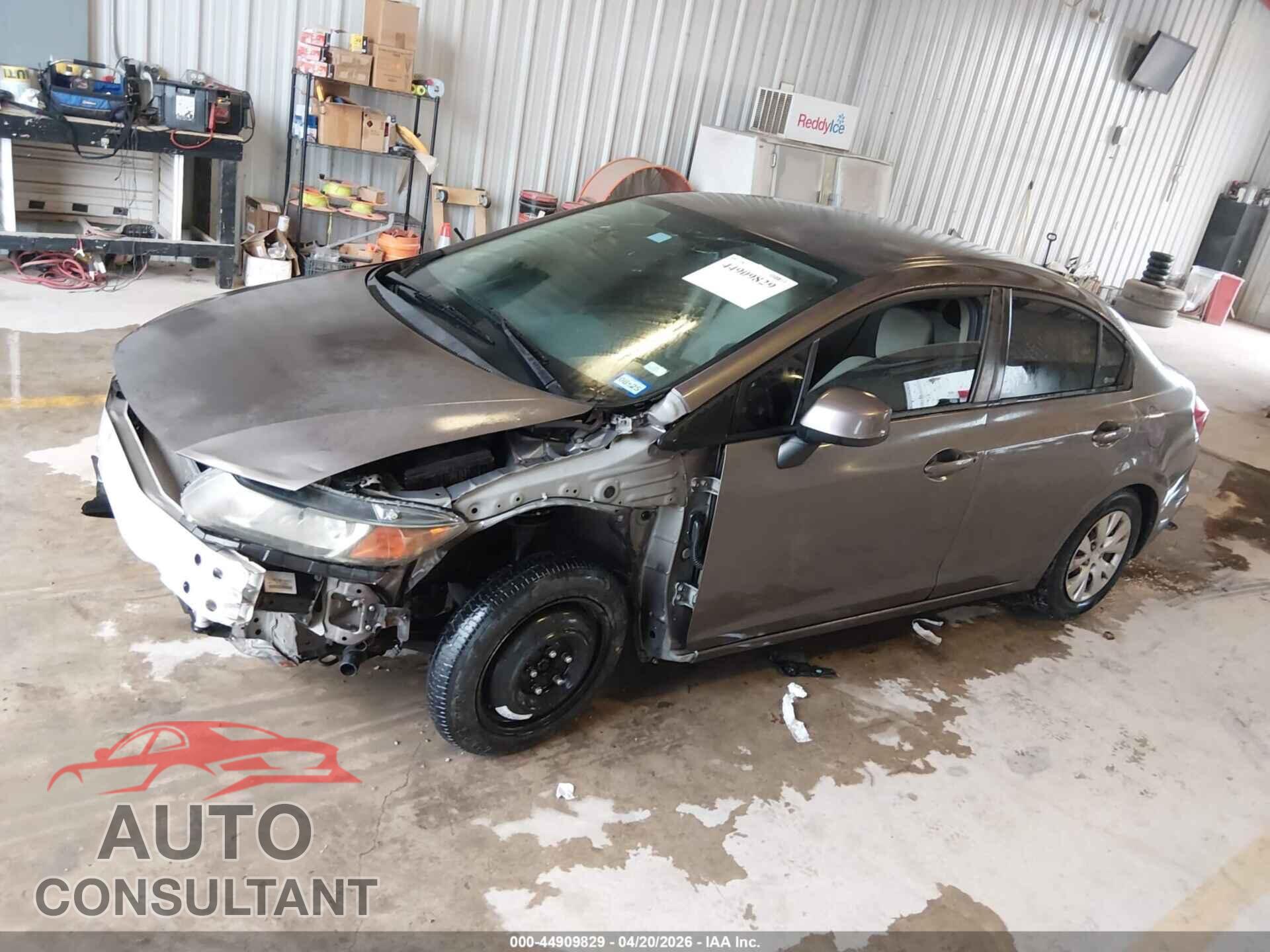 HONDA CIVIC 2012 - 2HGFB2F53CH594636