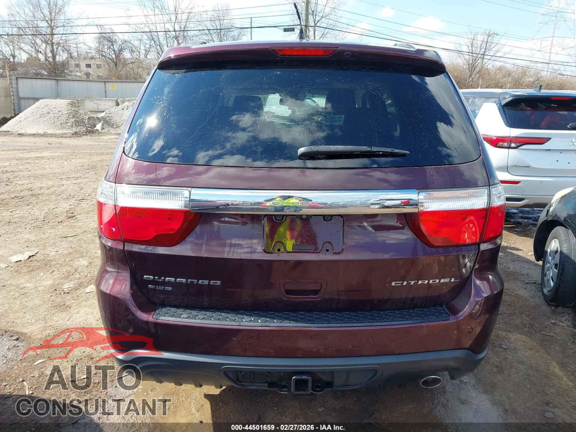 DODGE DURANGO 2012 - 1C4RDJEG2CC309222