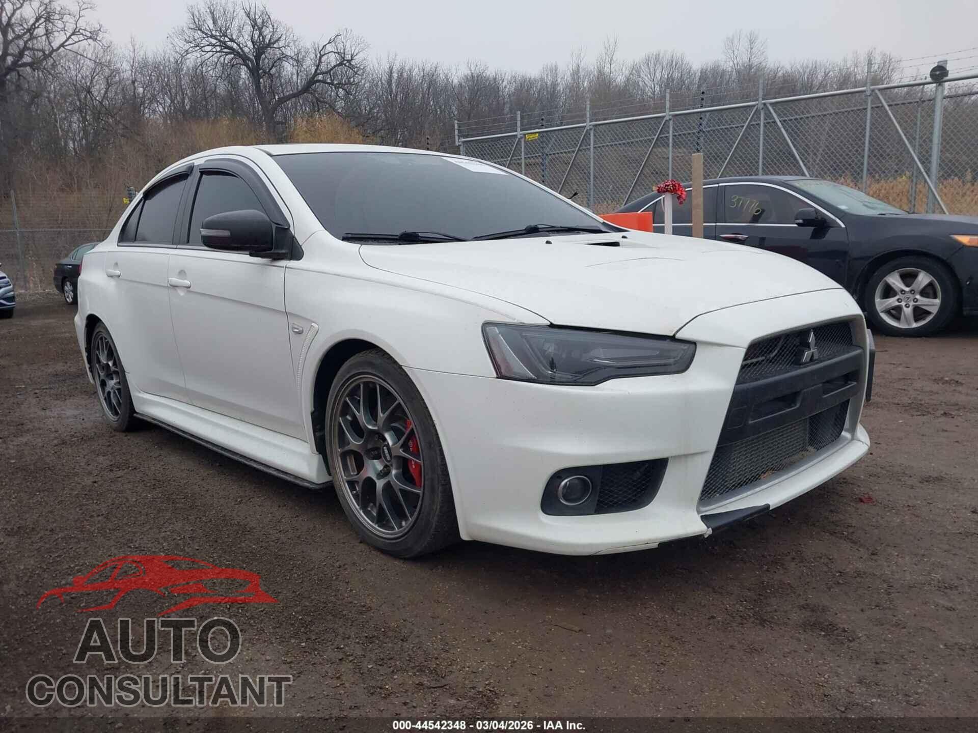 MITSUBISHI LANCER EVOLUTION 2015 - JA32W5FVXFU008646