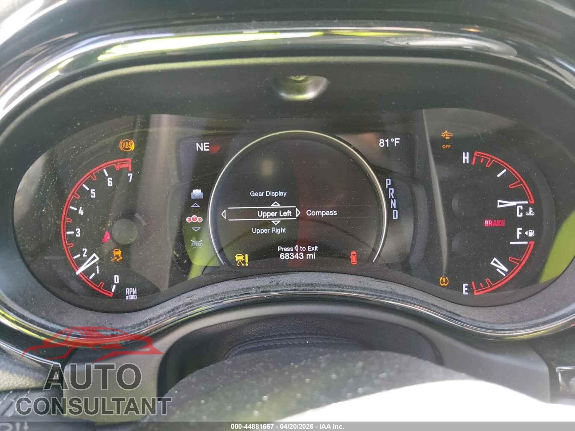 DODGE DURANGO 2023 - 1C4RDJAG2PC617289