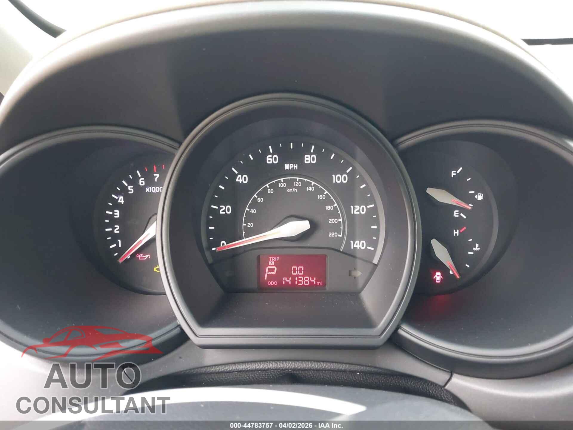 KIA RIO 2014 - KNADN5A38E6382000