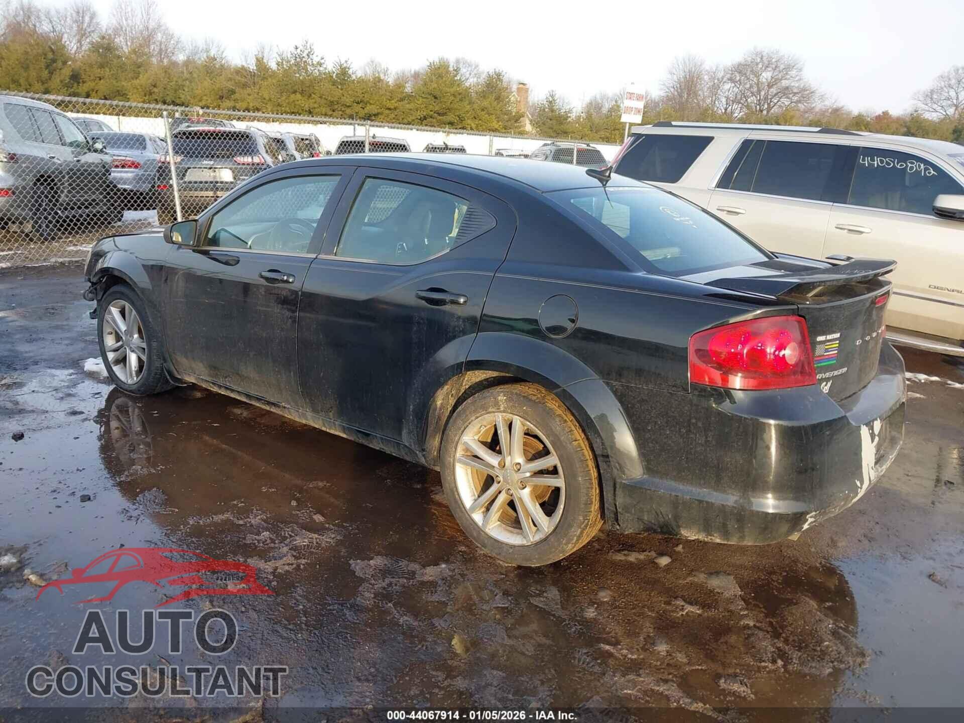 DODGE AVENGER 2013 - 1C3CDZAG2DN554879
