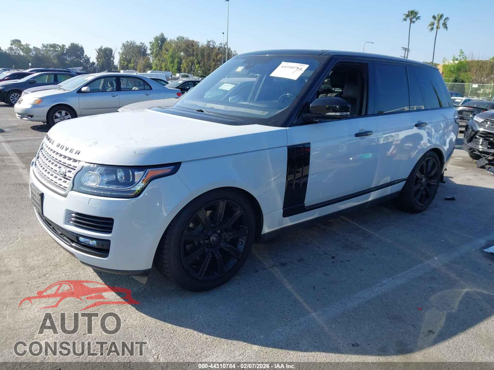 LAND ROVER RANGE ROVER 2016 - SALGS2KF1GA260331