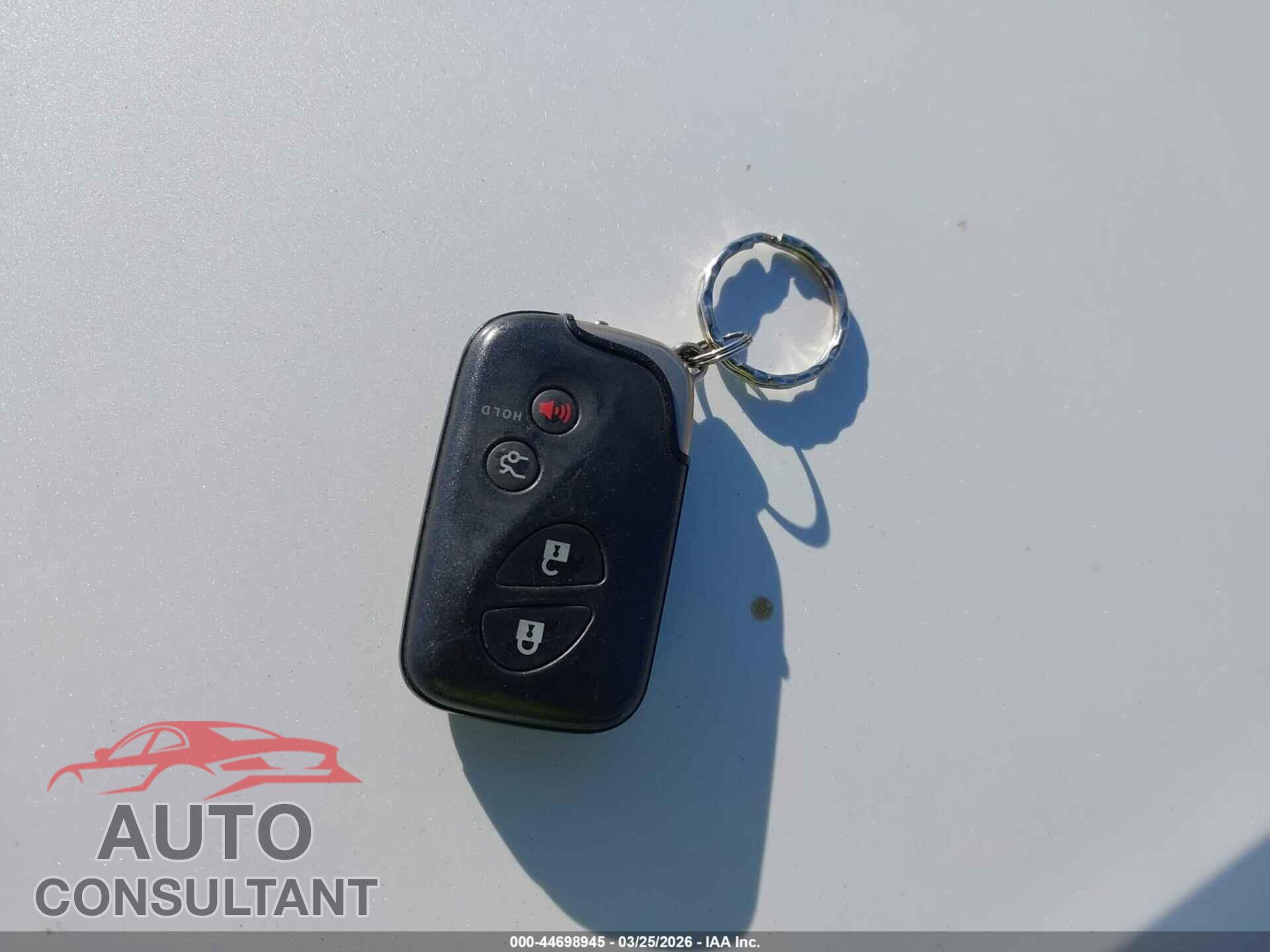 LEXUS HS 250H 2010 - JTHBB1BA7A2015503