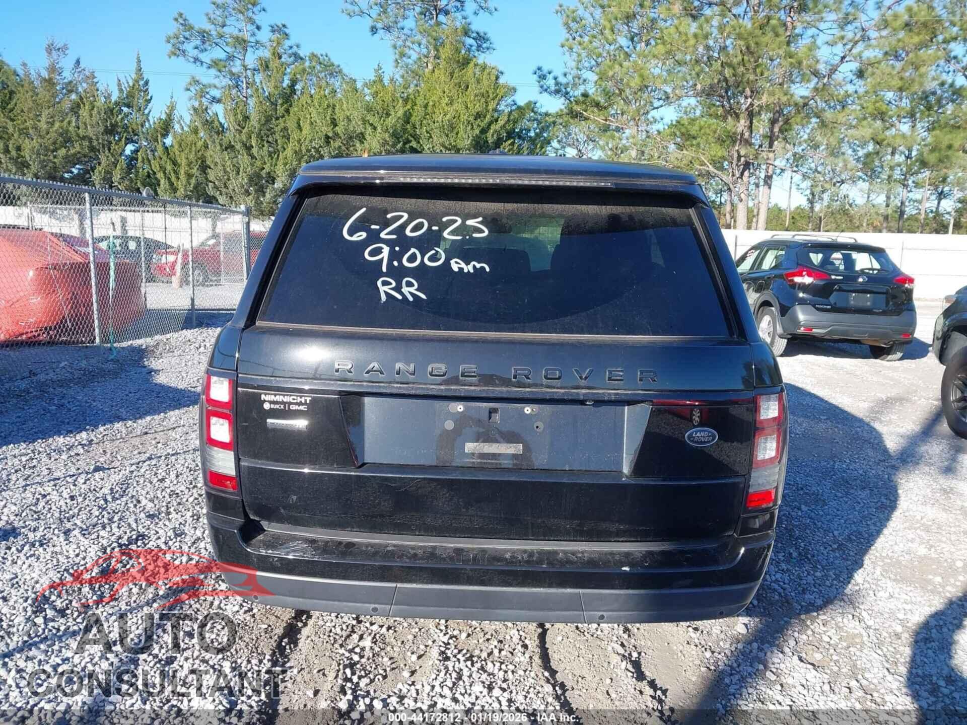 LAND ROVER RANGE ROVER 2015 - SALGS2TFXFA228507