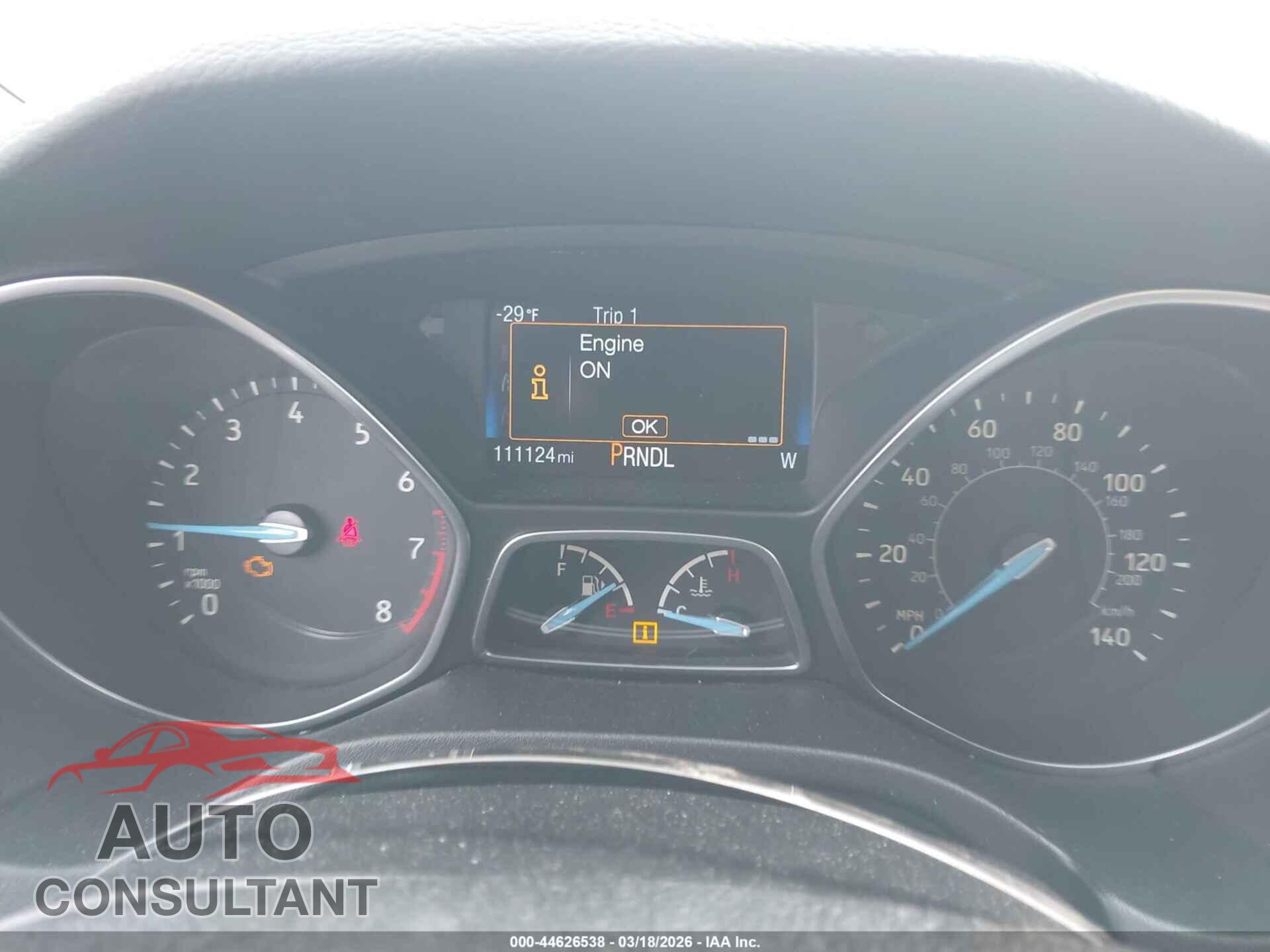 FORD FOCUS 2015 - 1FADP3F26FL366436