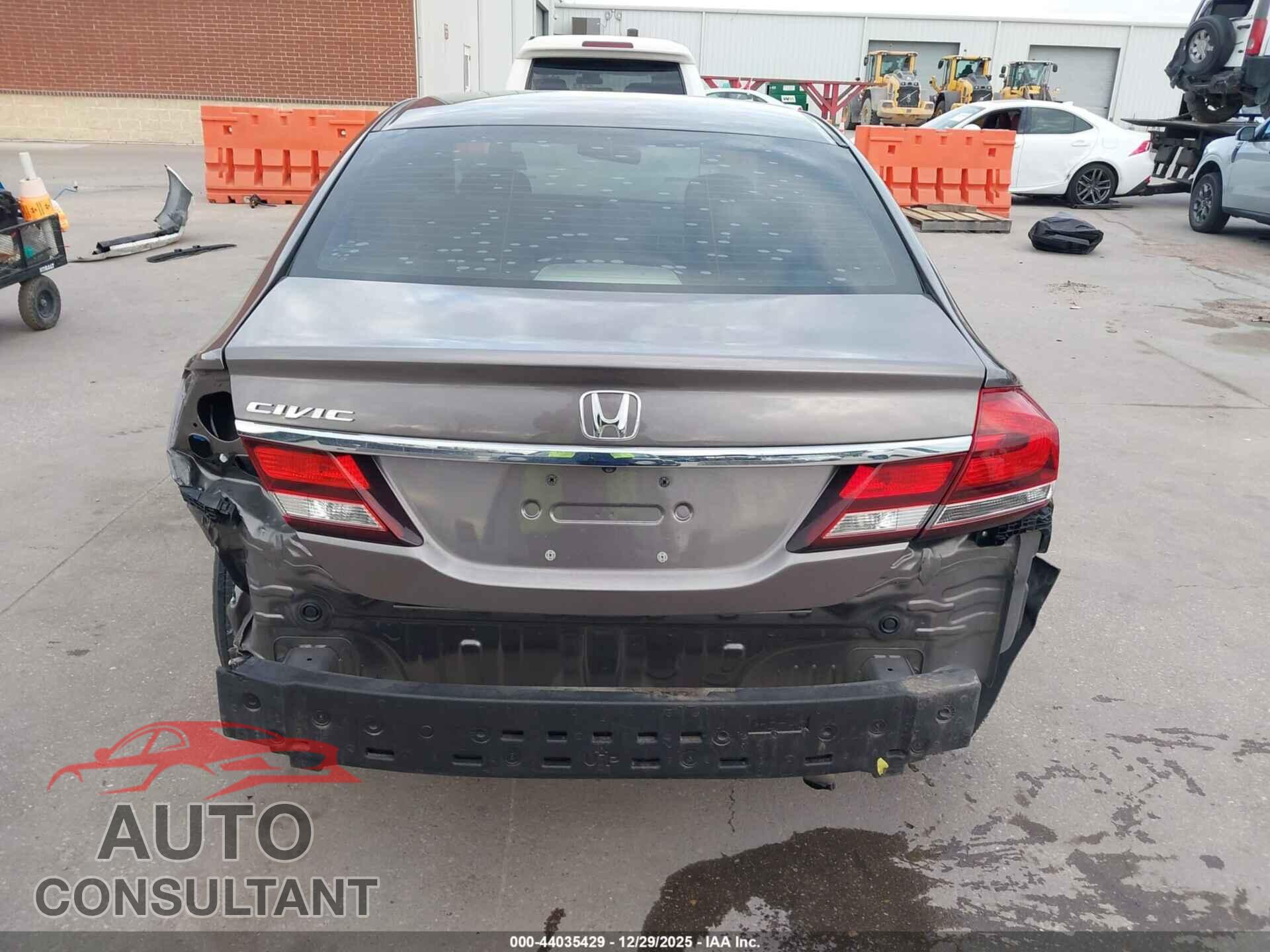 HONDA CIVIC 2013 - 19XFB2F57DE020004