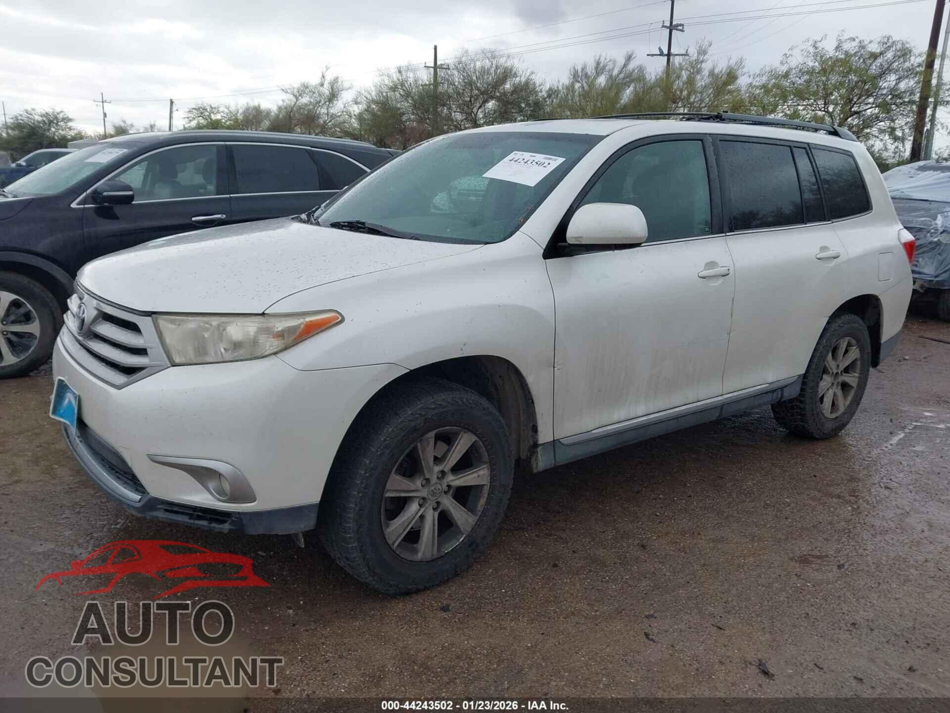 TOYOTA HIGHLANDER 2013 - 5TDZK3EH8DS131665