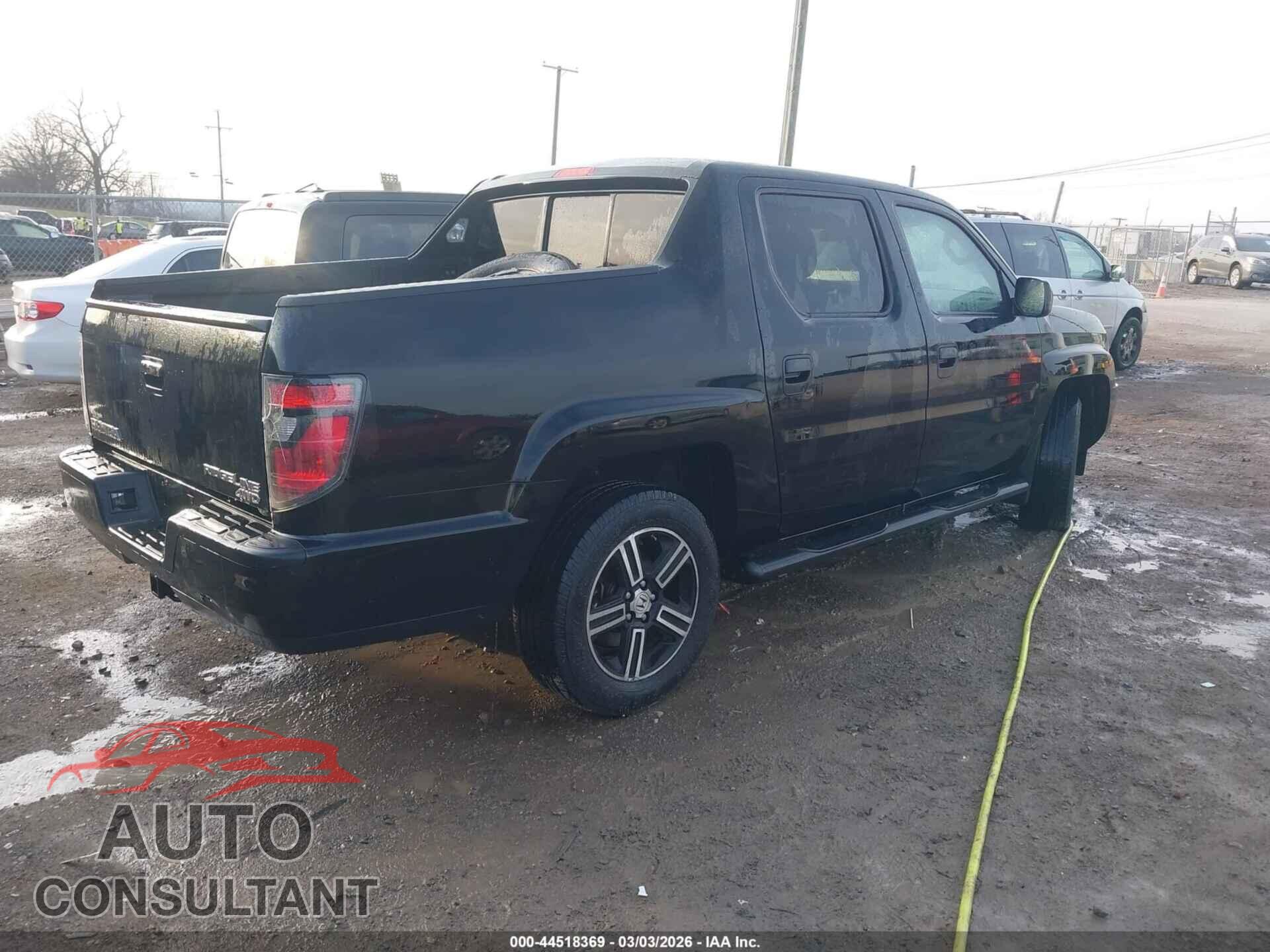 HONDA RIDGELINE 2012 - 5FPYK1F7XCB452123