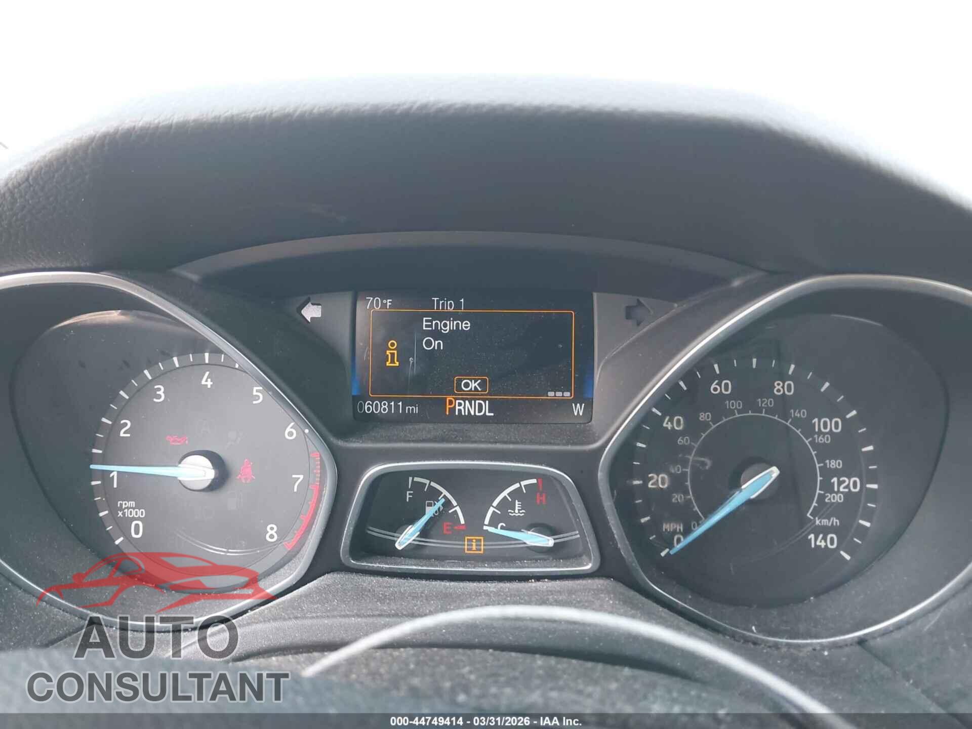 FORD FOCUS 2017 - 1FADP3F2XHL331725