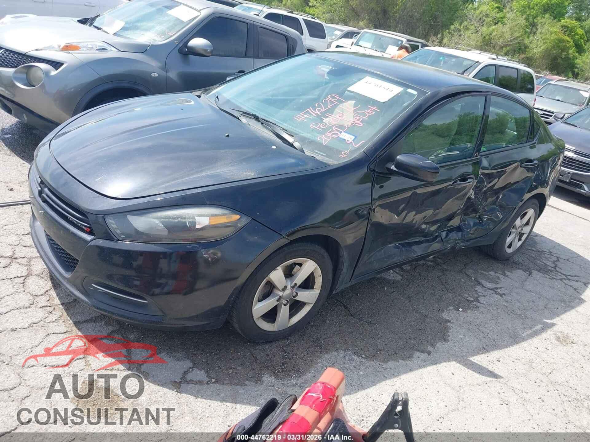 DODGE DART 2015 - 1C3CDFBB9FD221296