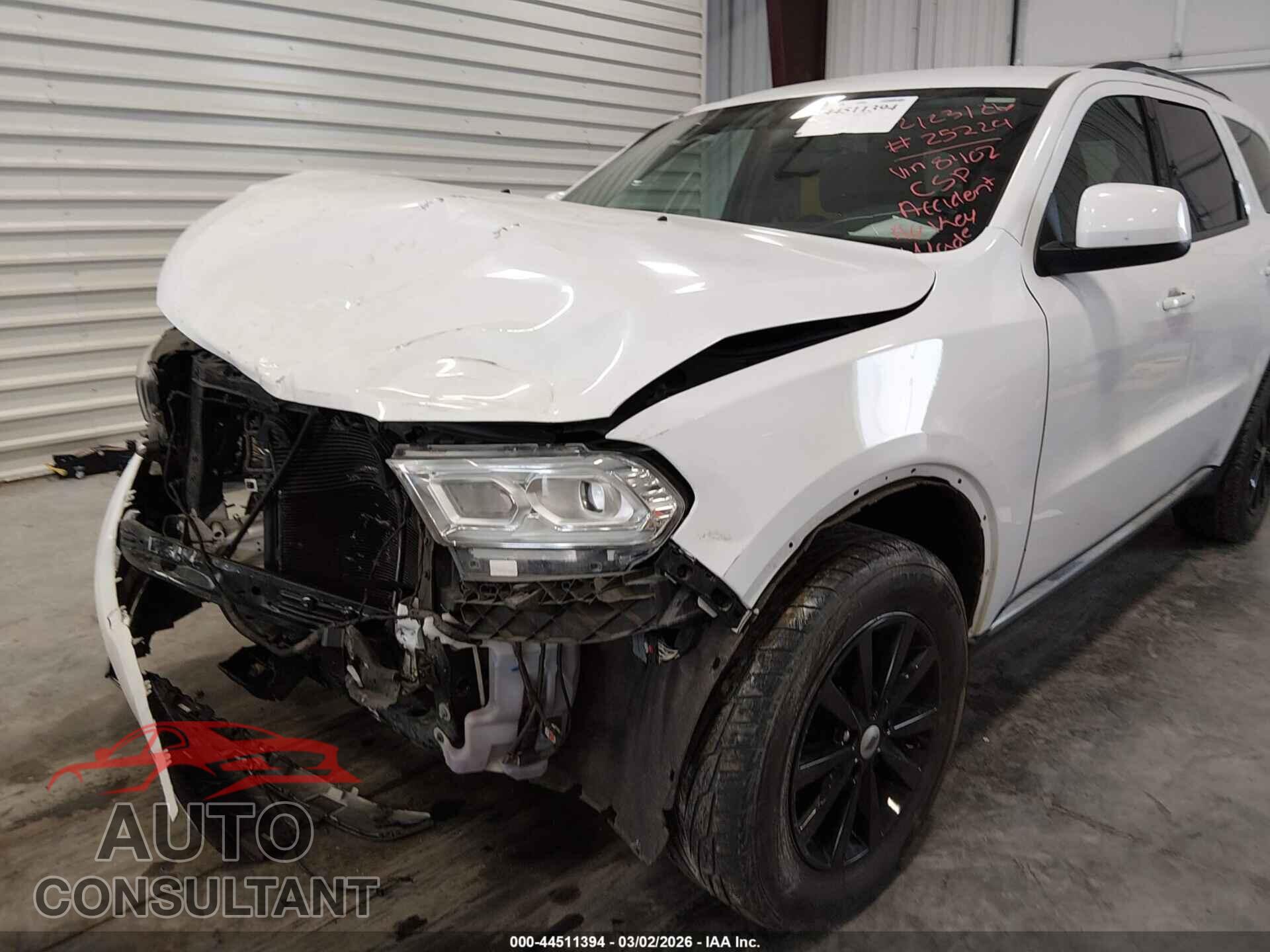 DODGE DURANGO 2022 - 1C4RDJAG3NC228402