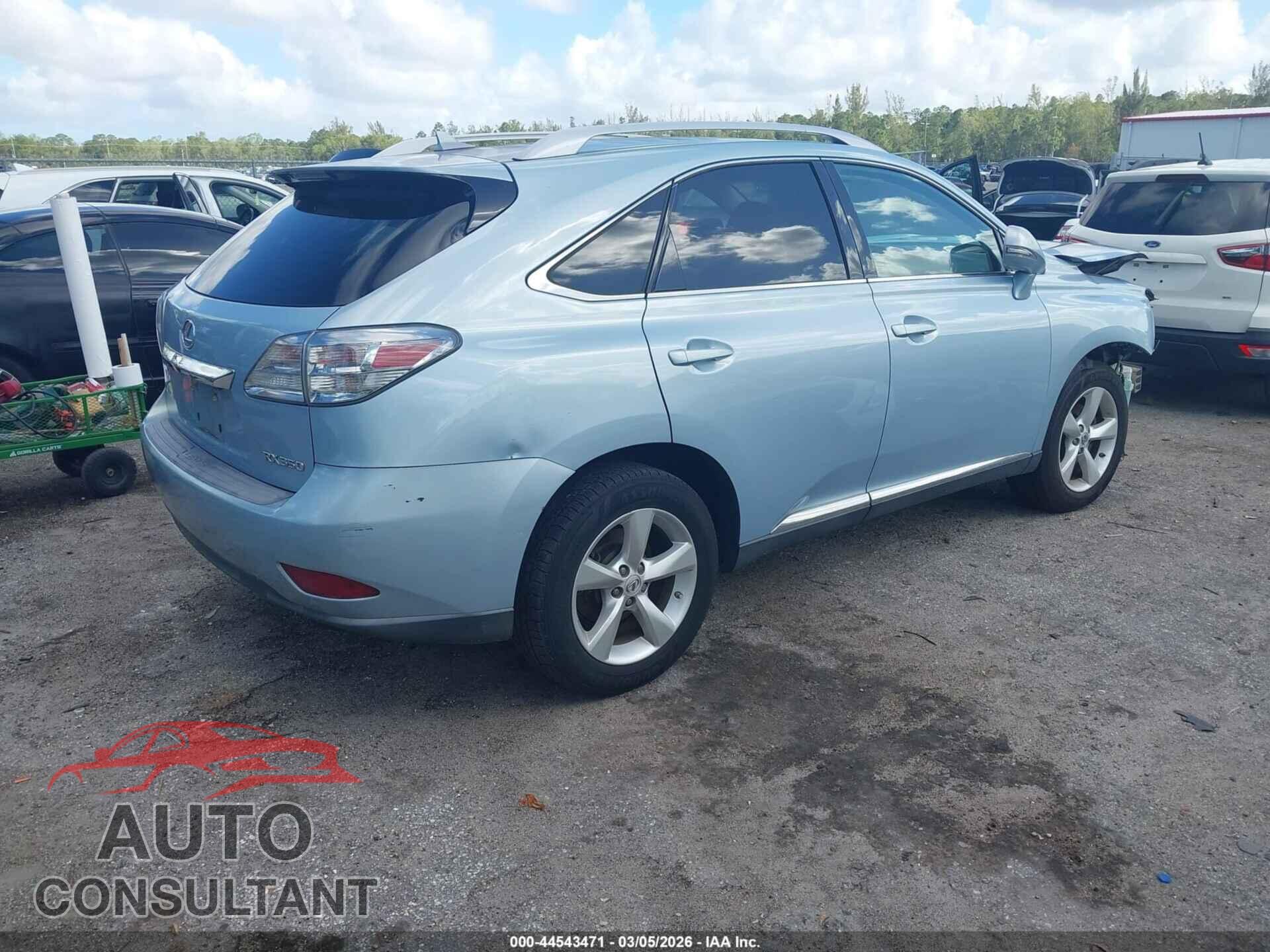 LEXUS RX 350 2011 - 2T2BK1BAXBC089451