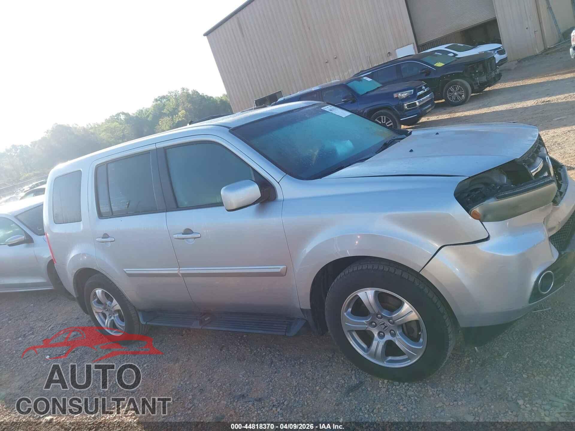 HONDA PILOT 2012 - 5FNYF3H54CB032703