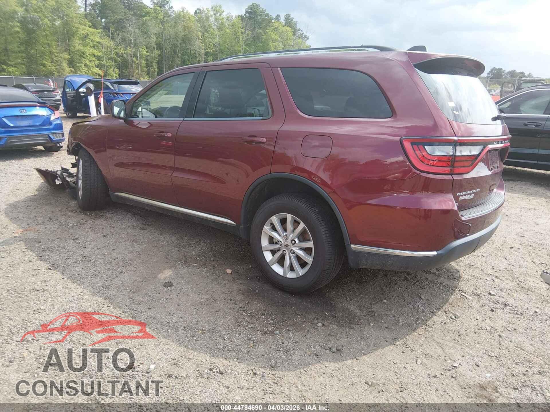 DODGE DURANGO 2022 - 1C4RDHAG7NC102780