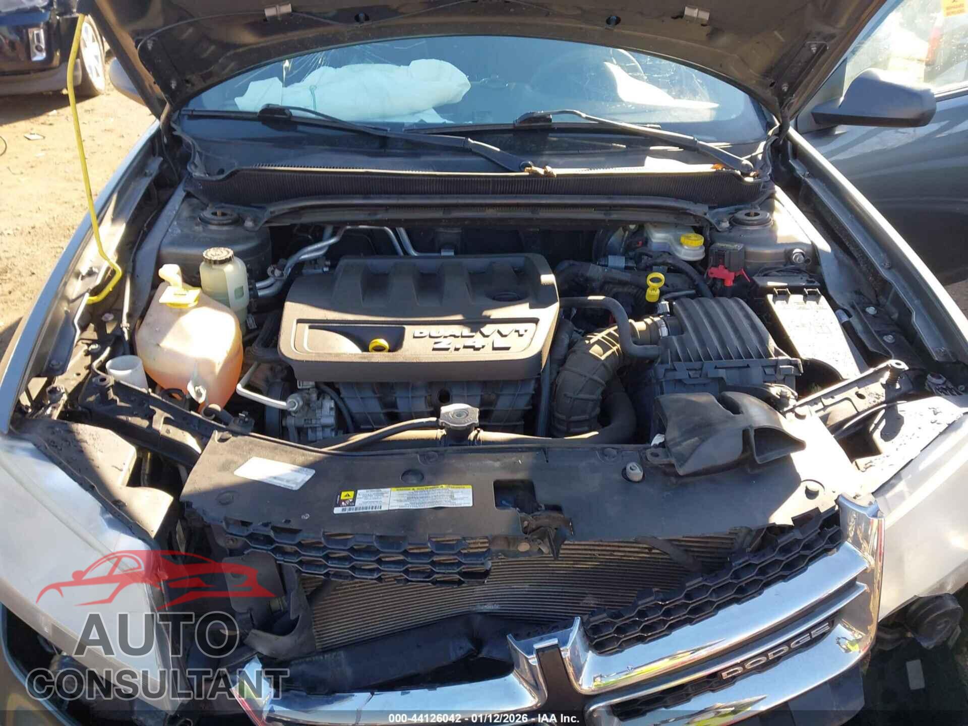 DODGE AVENGER 2012 - 1C3CDZABXCN185966