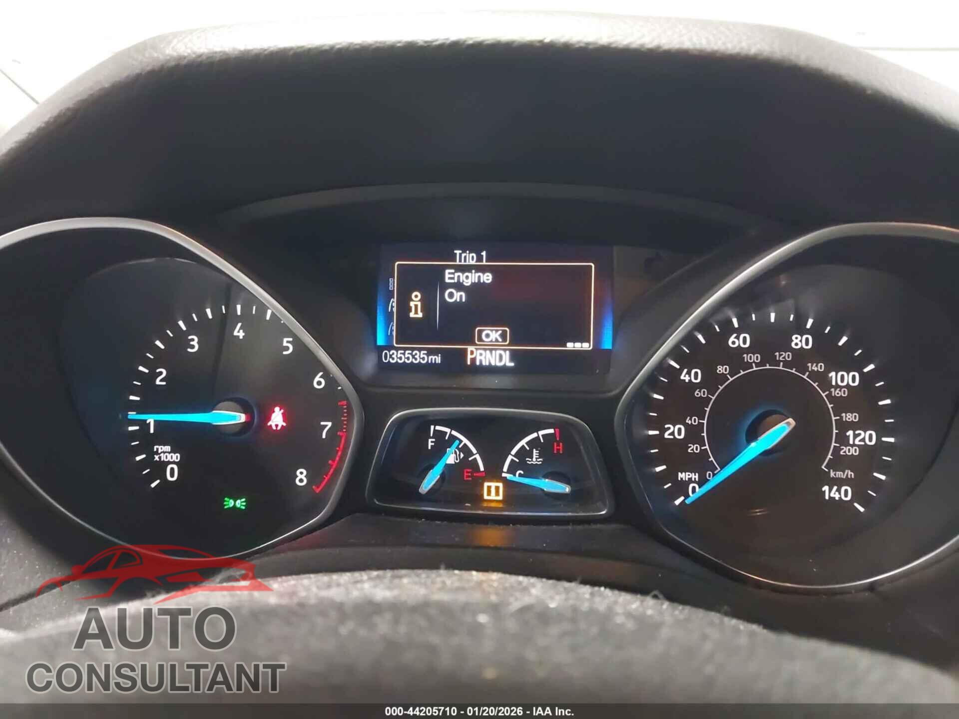 FORD FOCUS 2017 - 1FADP3E2XHL342810
