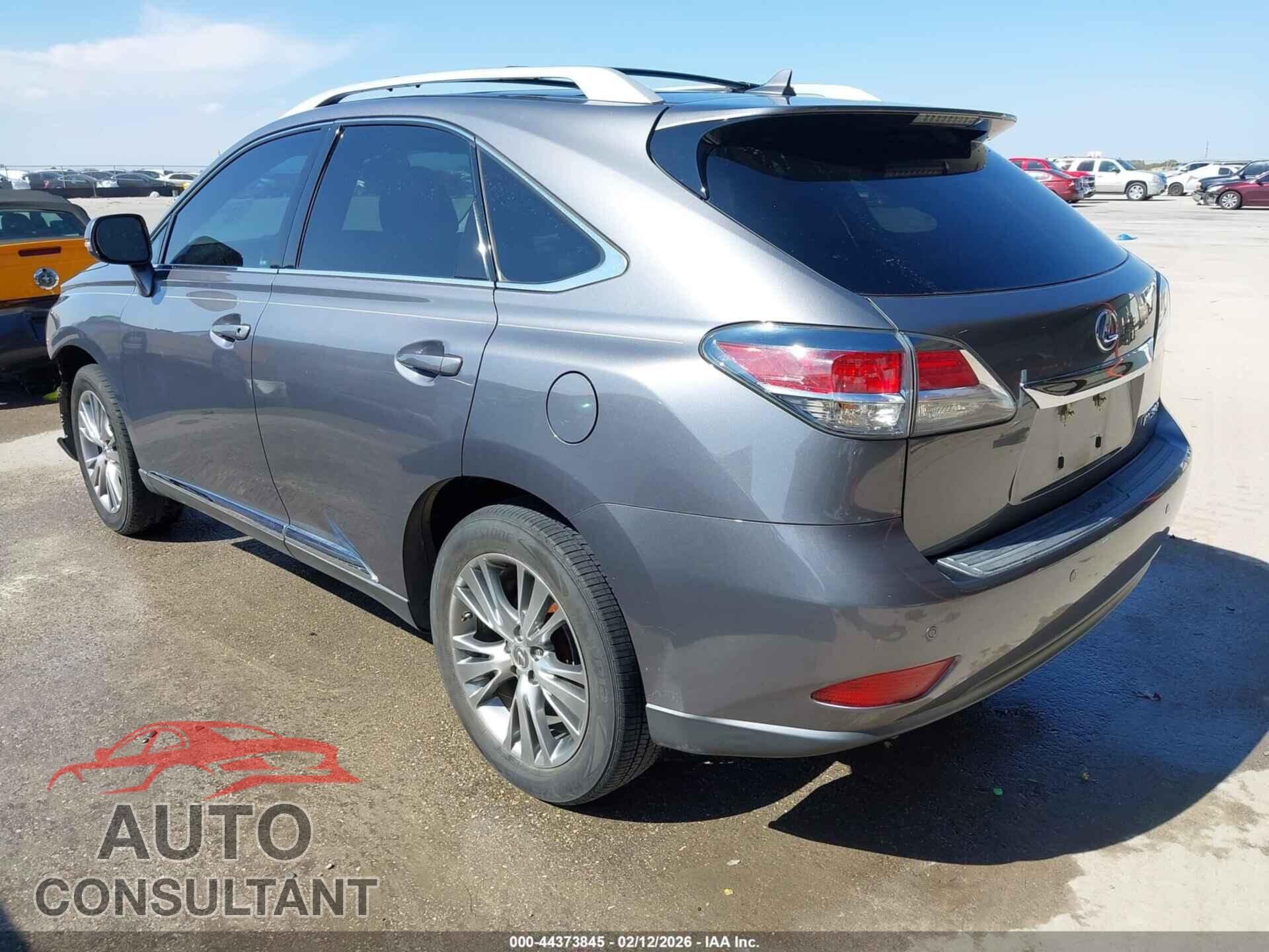 LEXUS RX 350 2013 - 2T2ZK1BA3DC117236