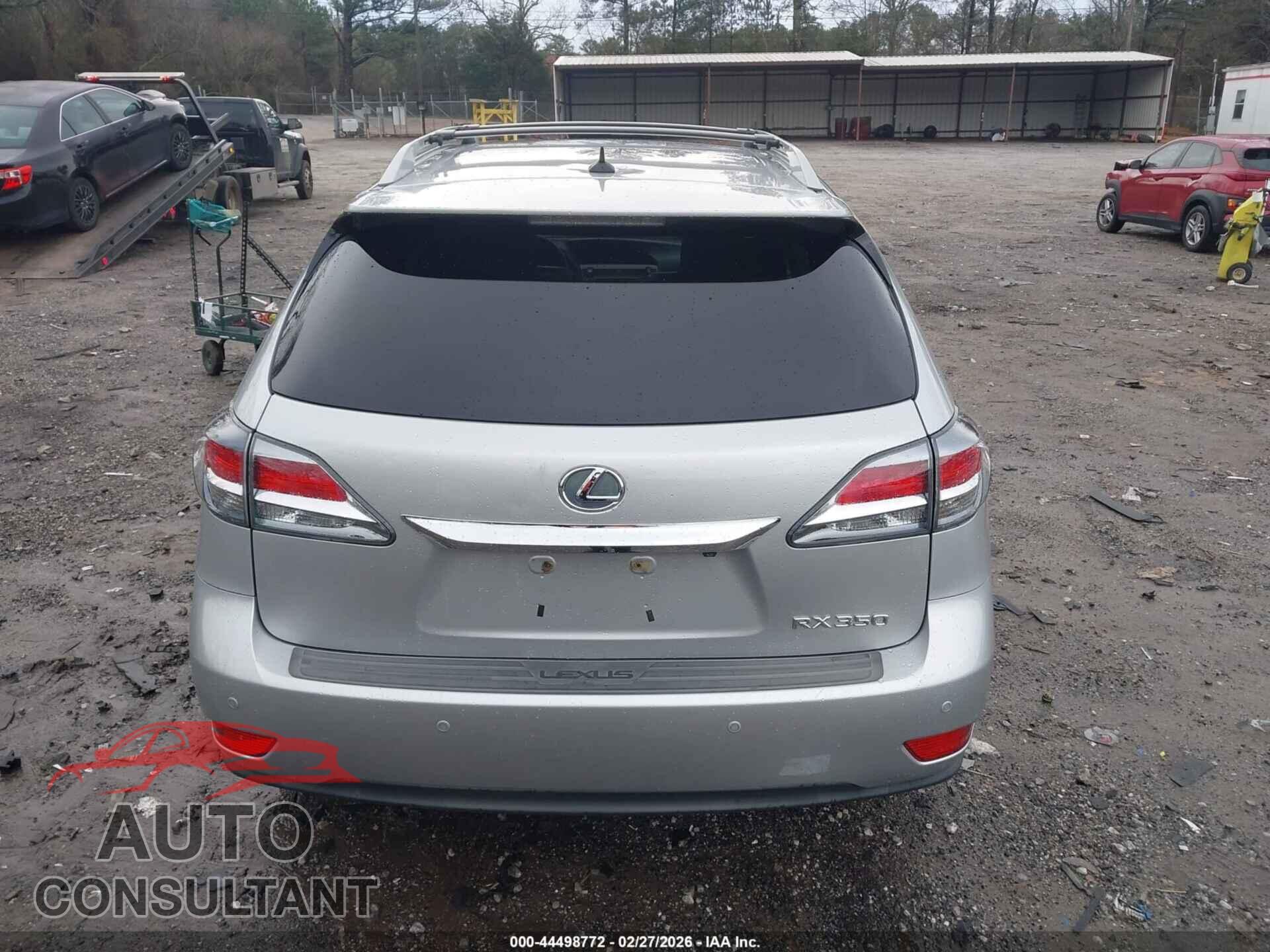 LEXUS RX 350 2013 - 2T2ZK1BA6DC121894