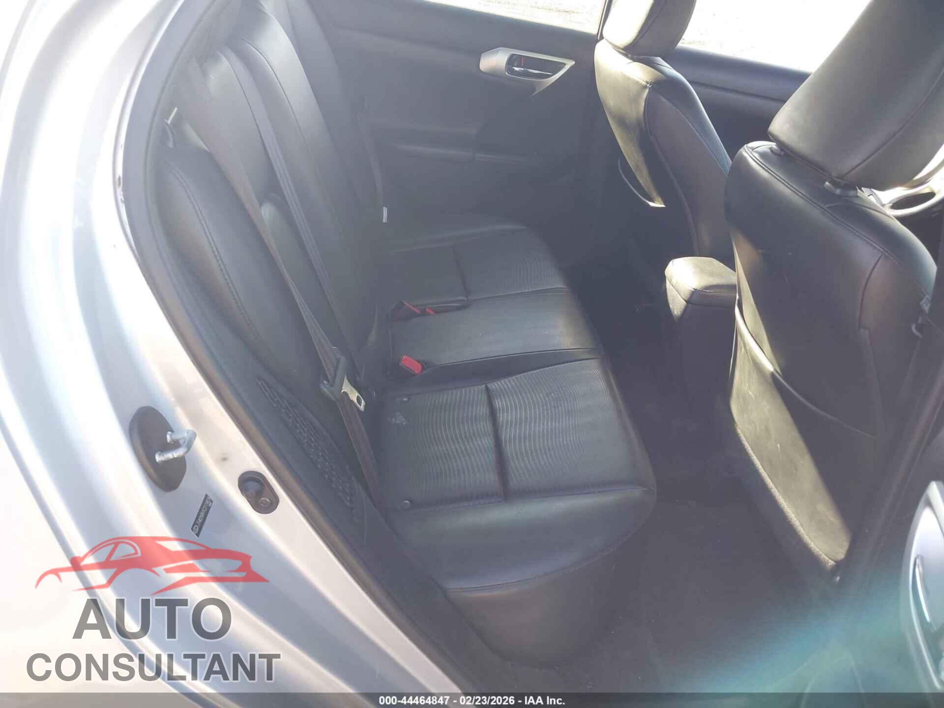 LEXUS CT 200H 2012 - JTHKD5BH1C2119826