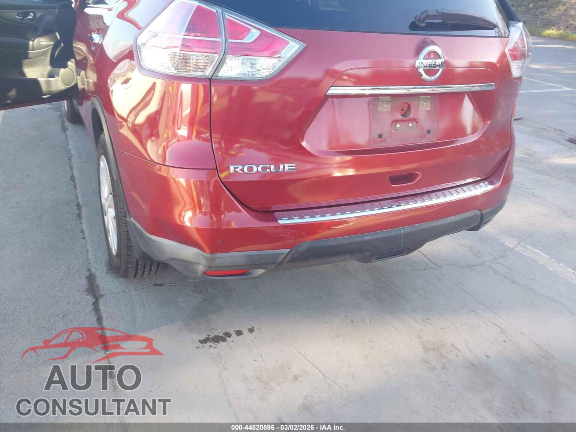 NISSAN ROGUE 2016 - KNMAT2MT7GP672733