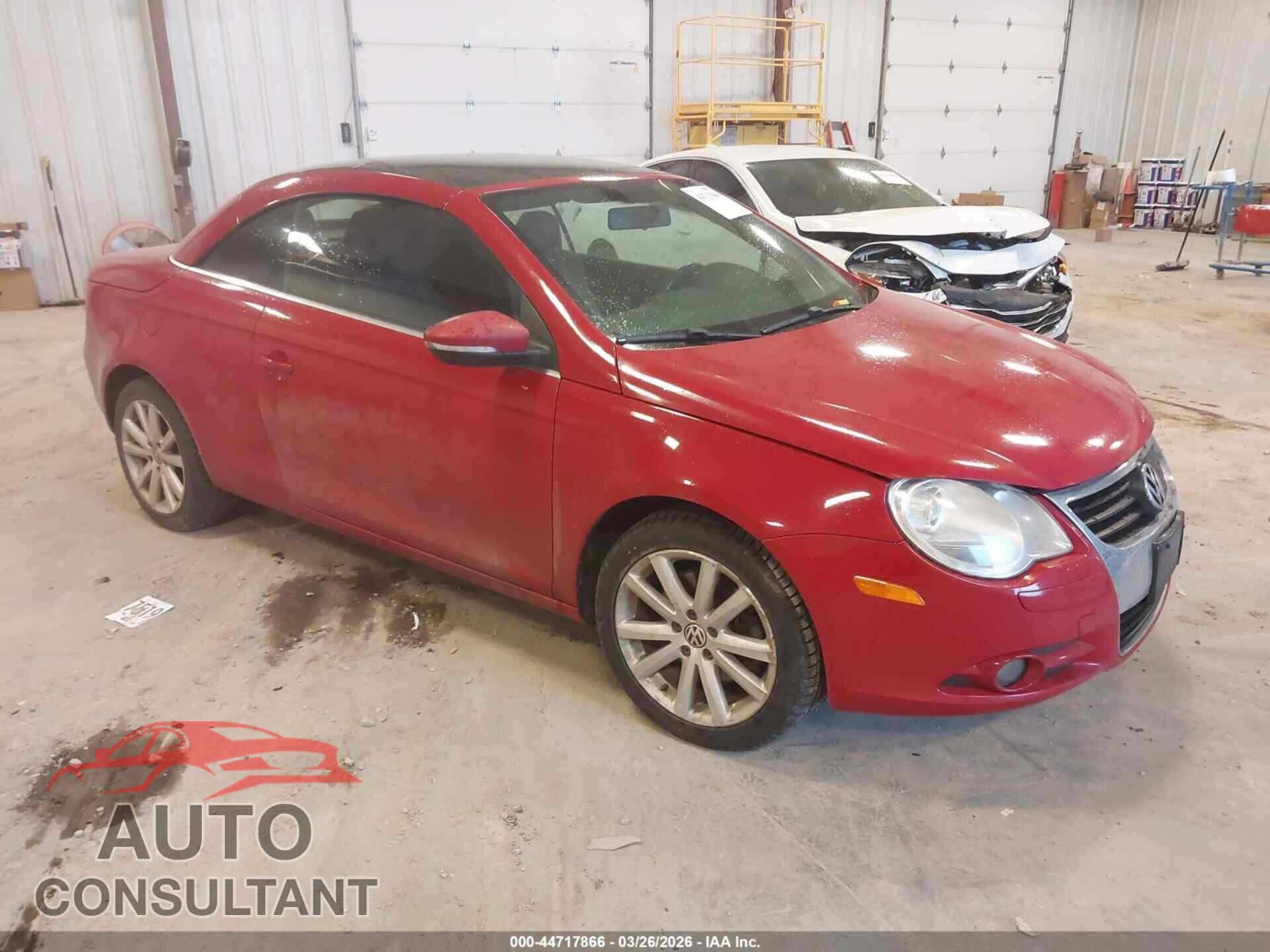 VOLKSWAGEN EOS 2010 - WVWAA7AH6AV022829