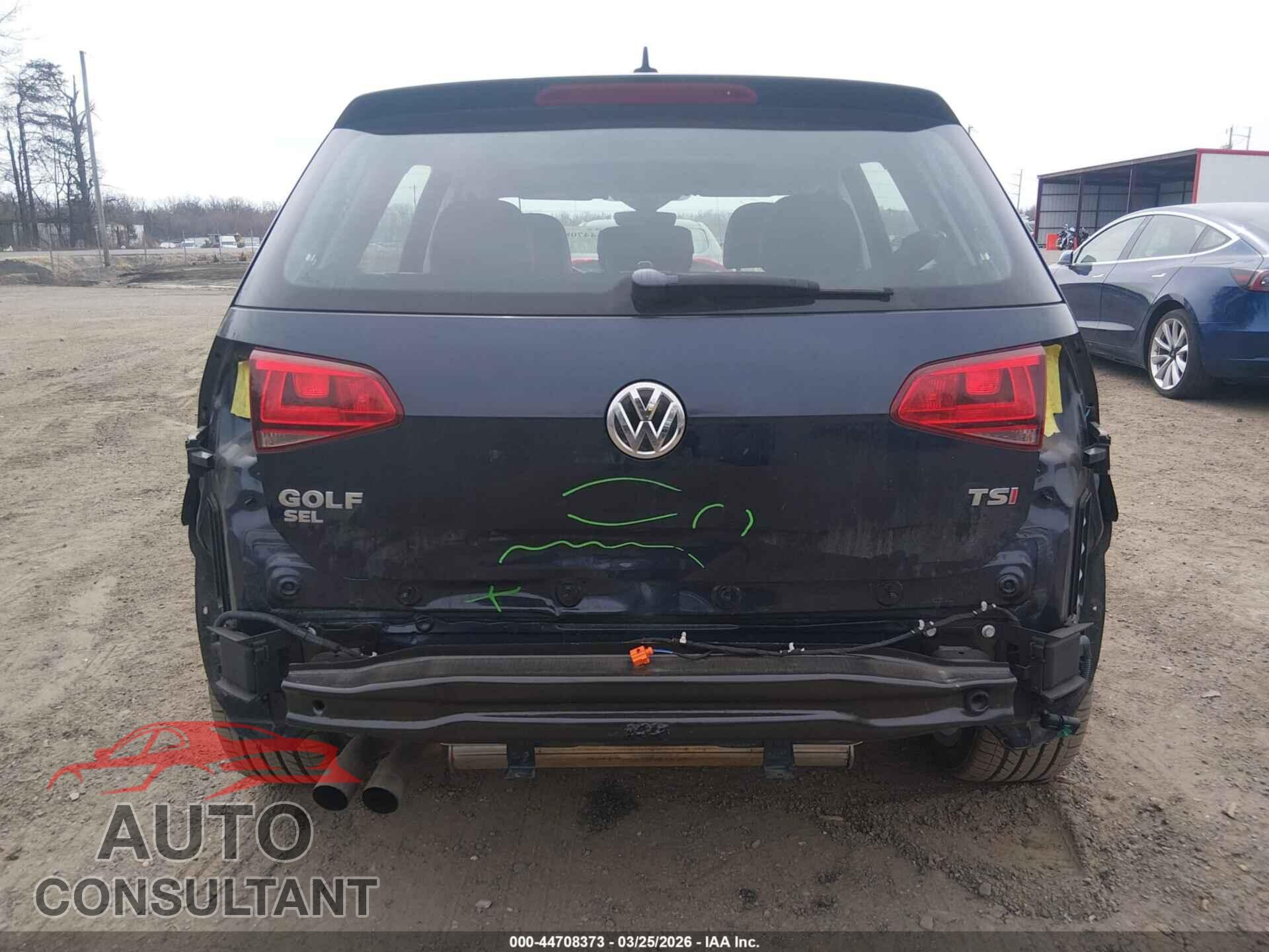 VOLKSWAGEN GOLF 2017 - 3VW217AU7HM041067